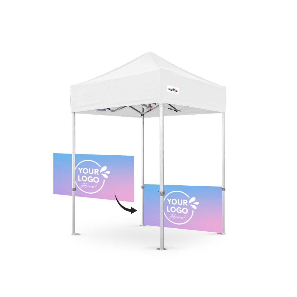 1.5m Printed Gazebo Half Wall | Gazebo Accessory