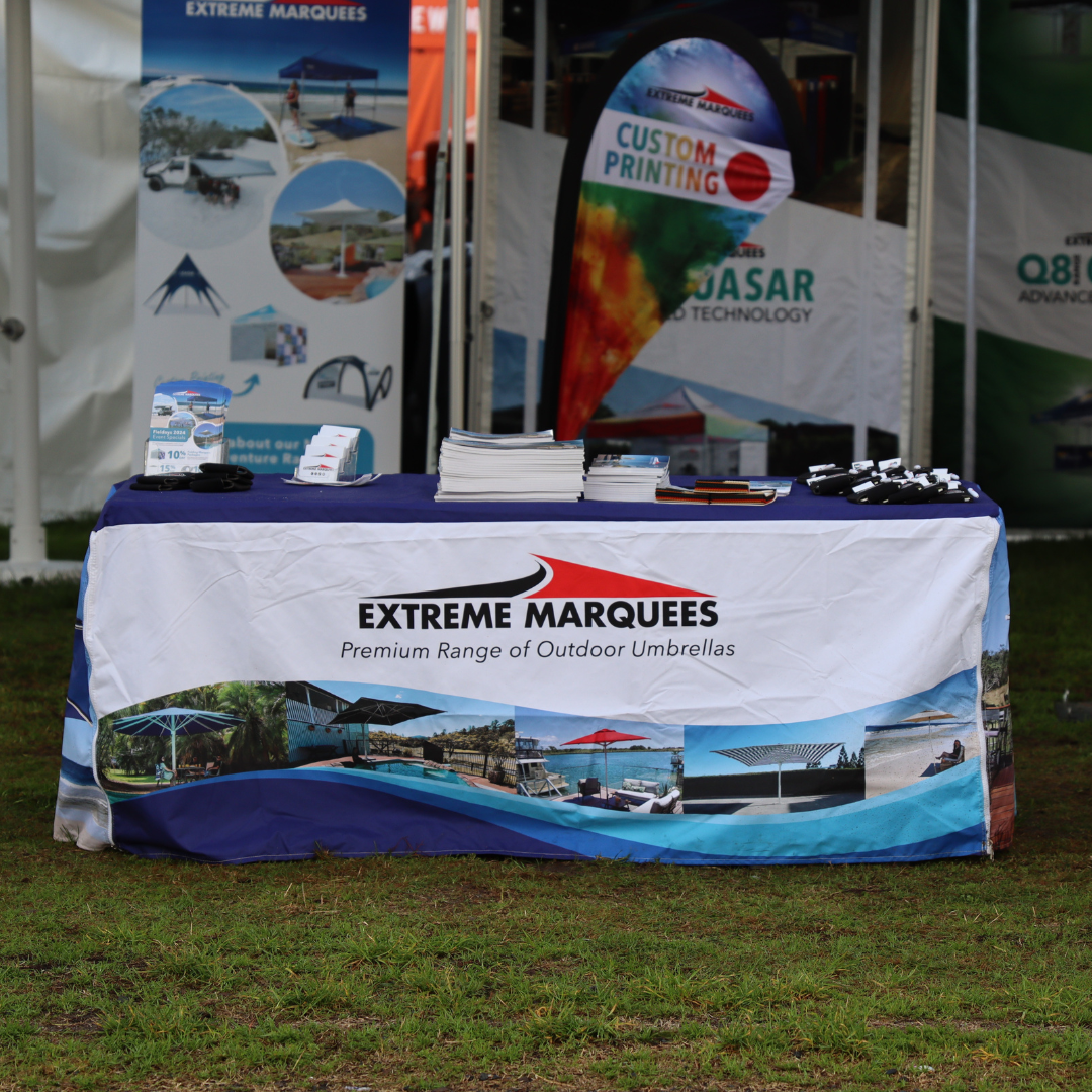 Printed Poly Fitted Table Cover - Promotional Signage