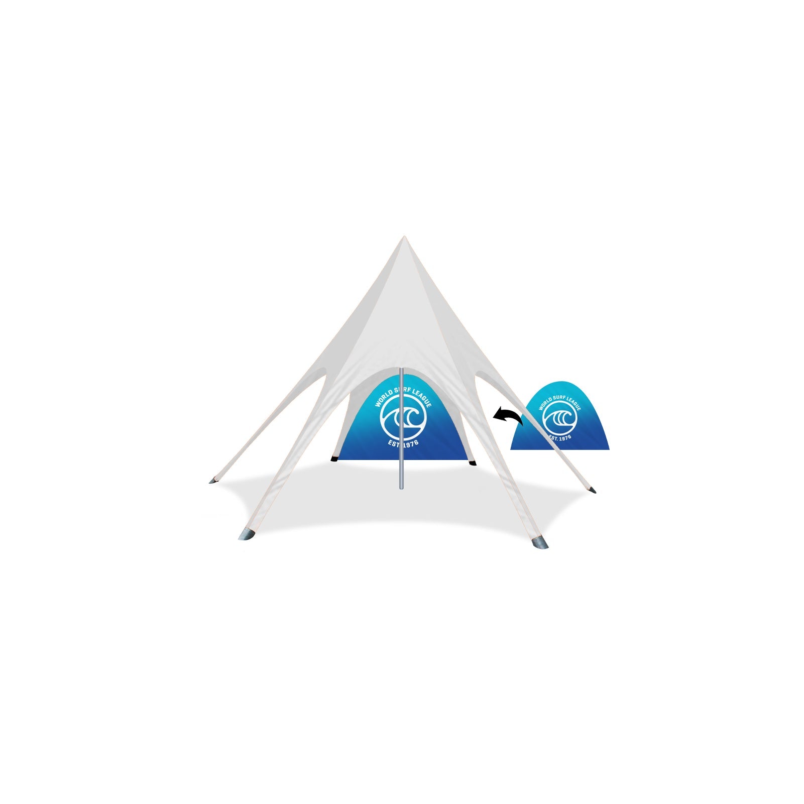 Custom Wall for 6m Star Shade| Star Tents