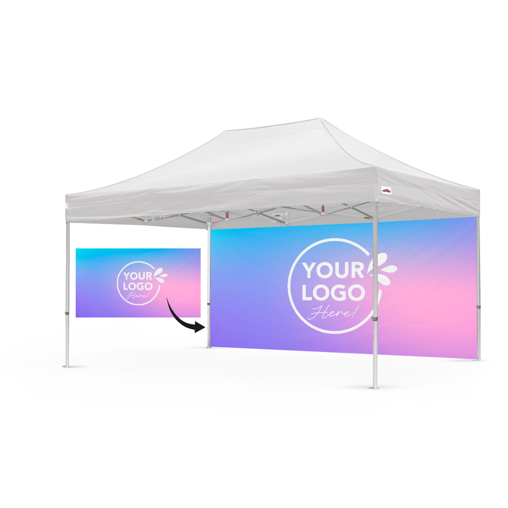 4.5m Printed Gazebo Full Wall | Marquee Accessory