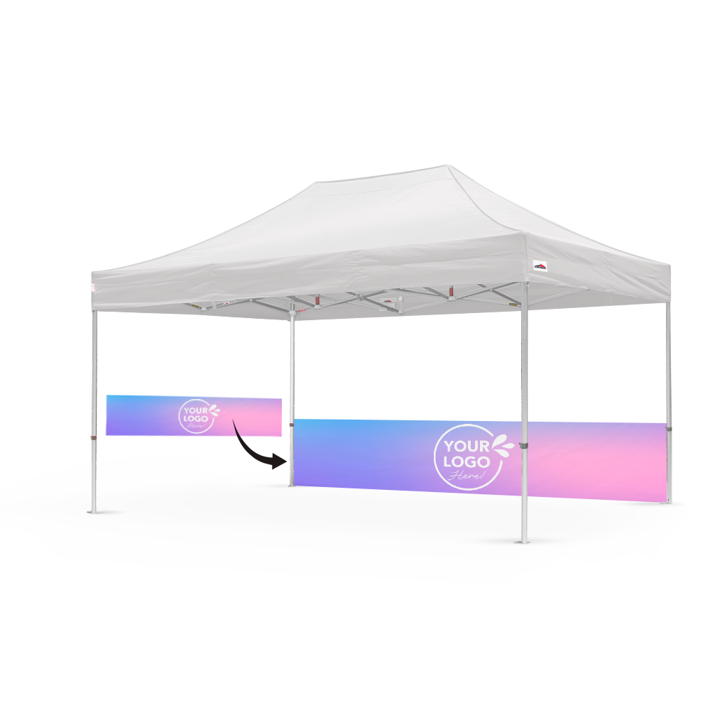 4.5m Printed Gazebo Half Wall | Marquee Accessory