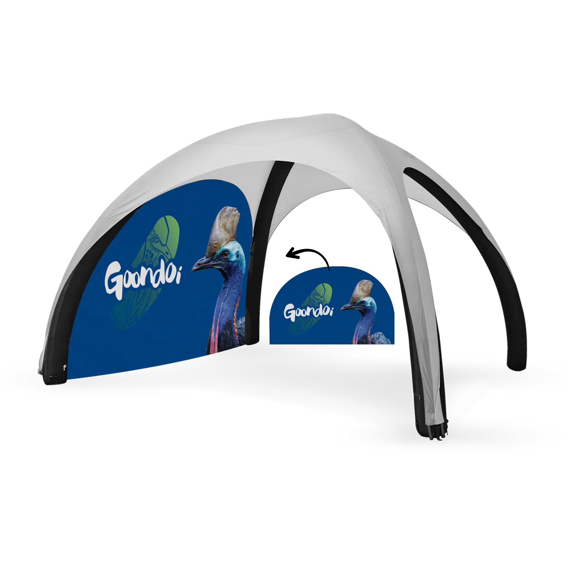5m Alpha Custom Wall | Inflatable Accessories