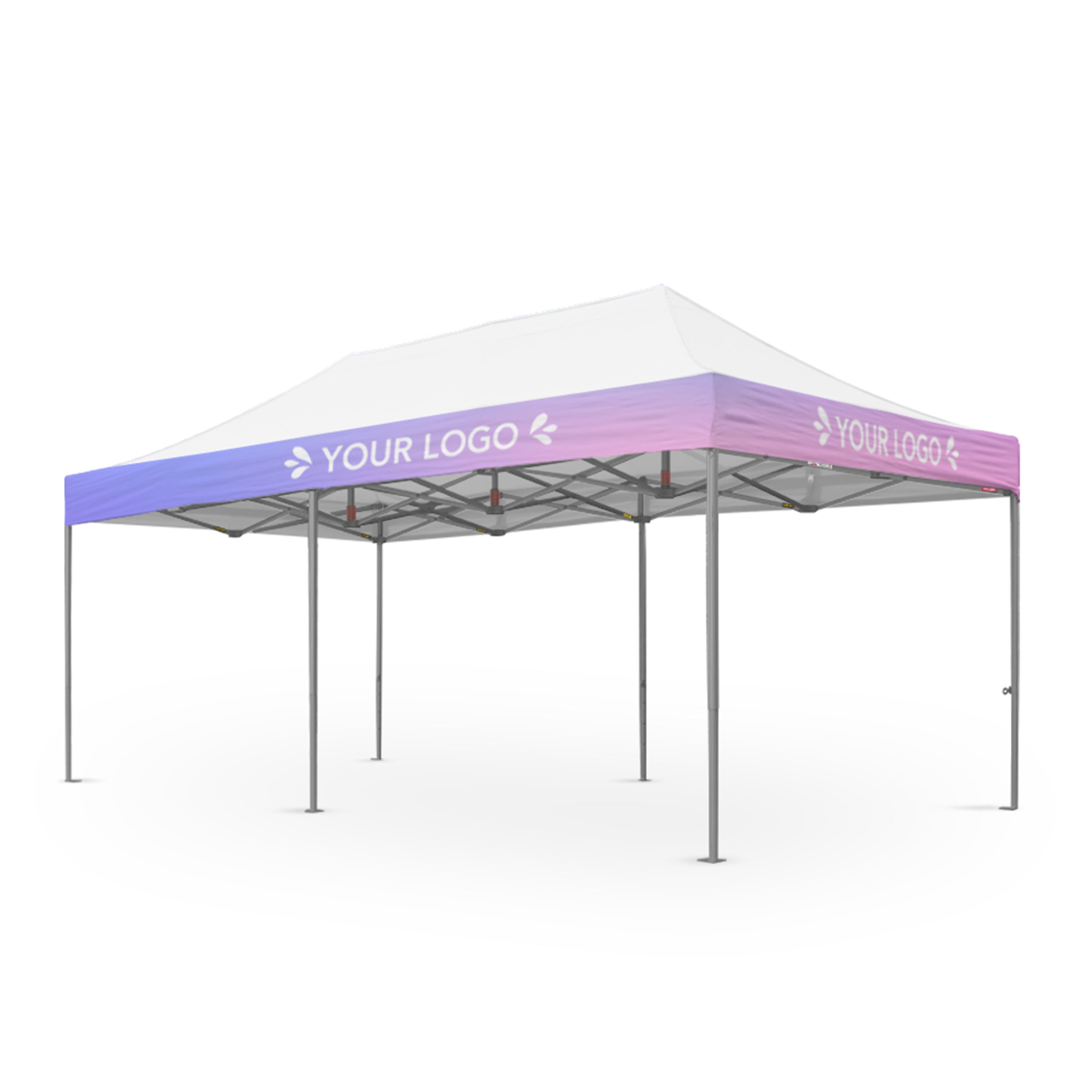 3m x 6m Printed Folding Gazebo