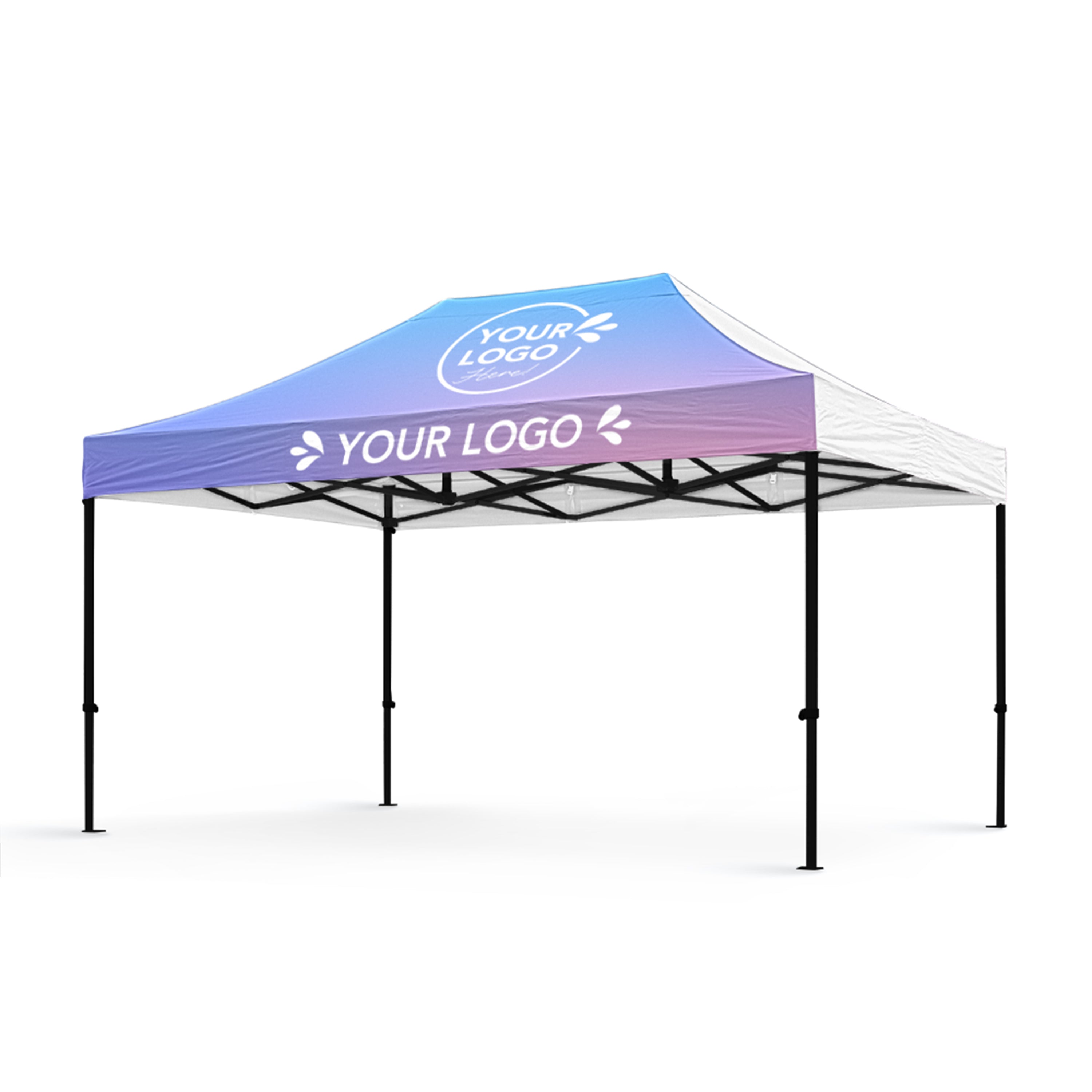 3m x 4.5m Printed Folding Gazebo
