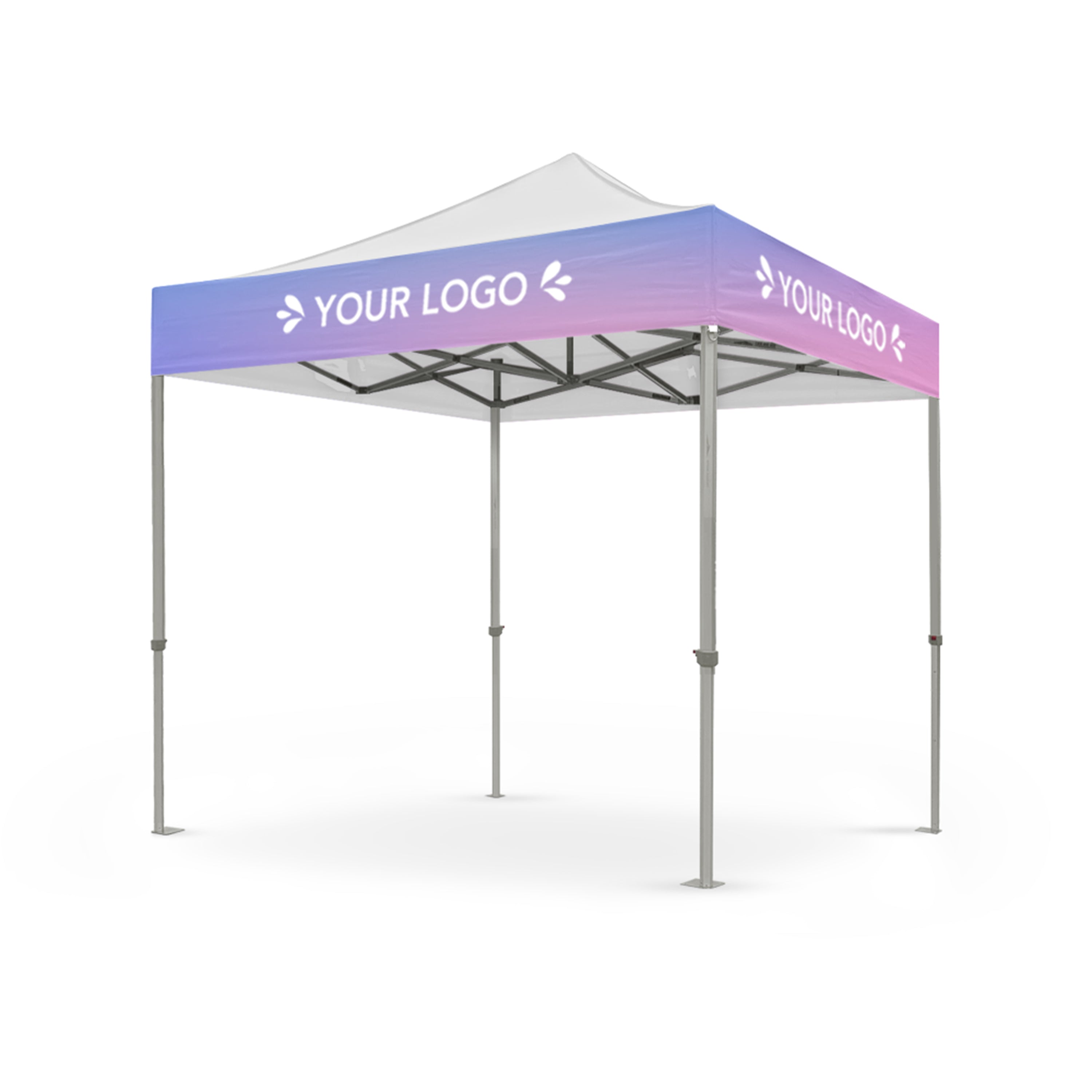 2.4m x 2.4m Printed Folding Gazebo