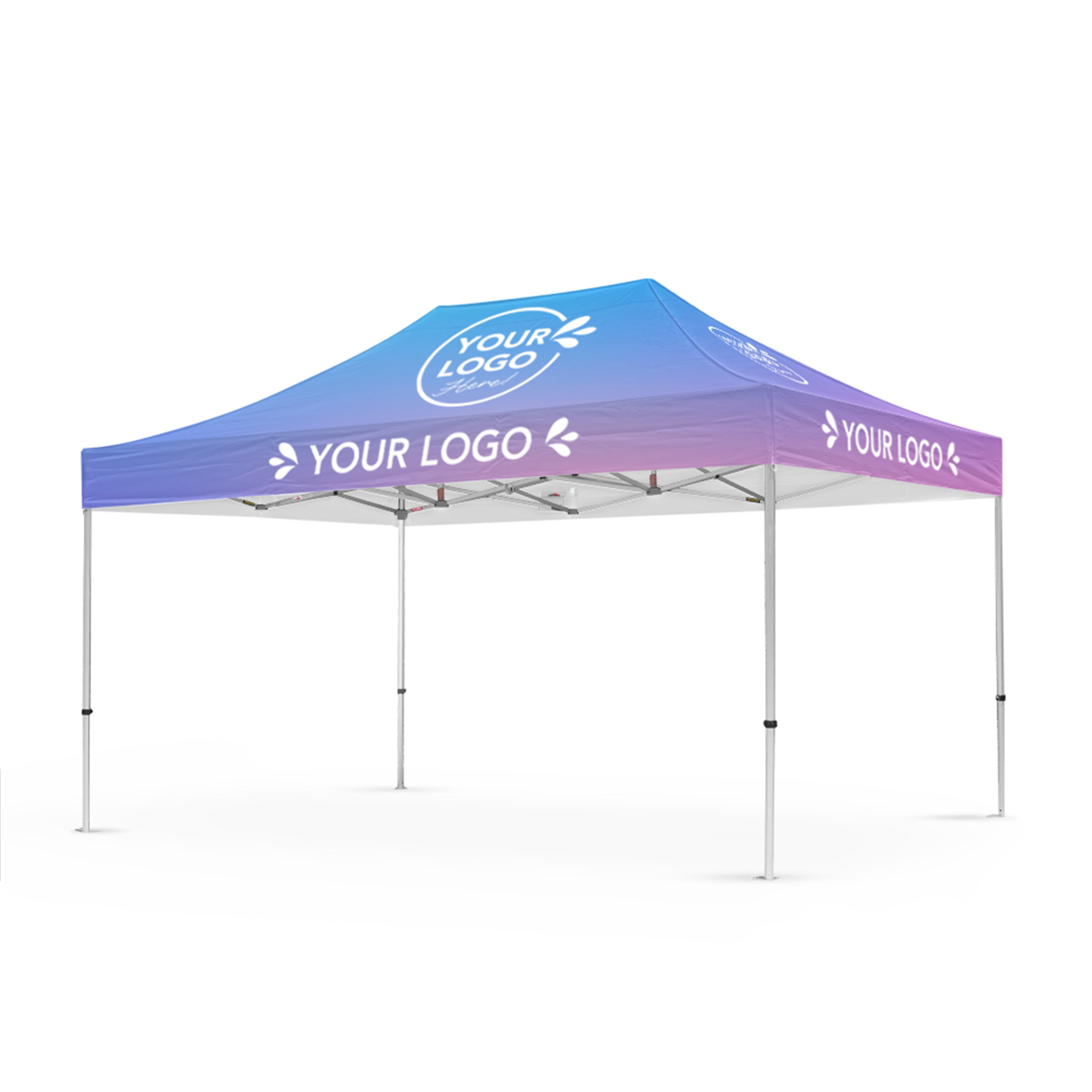 3m x 4.5m Printed Folding Gazebo