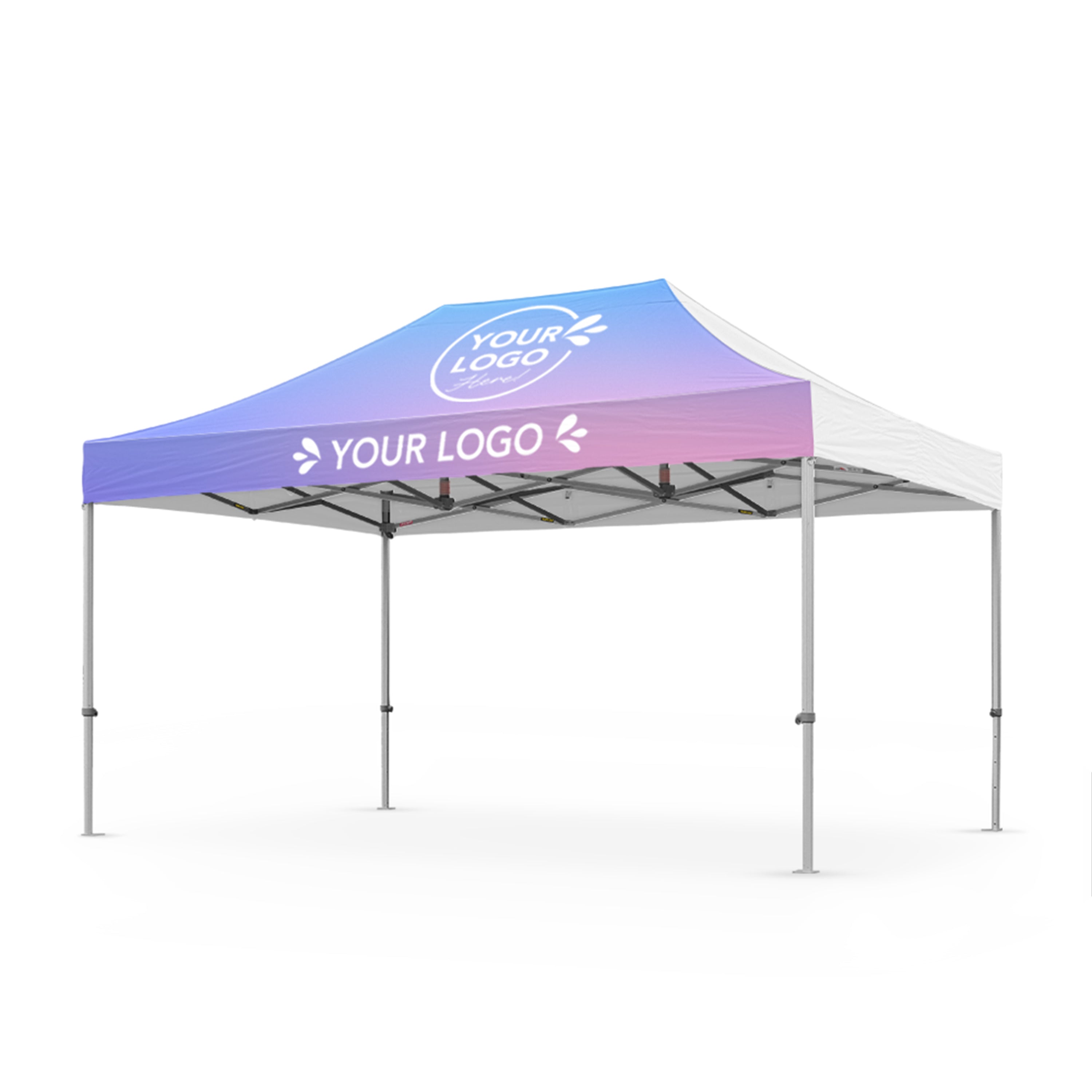 3m x 4.5m Printed Folding Gazebo