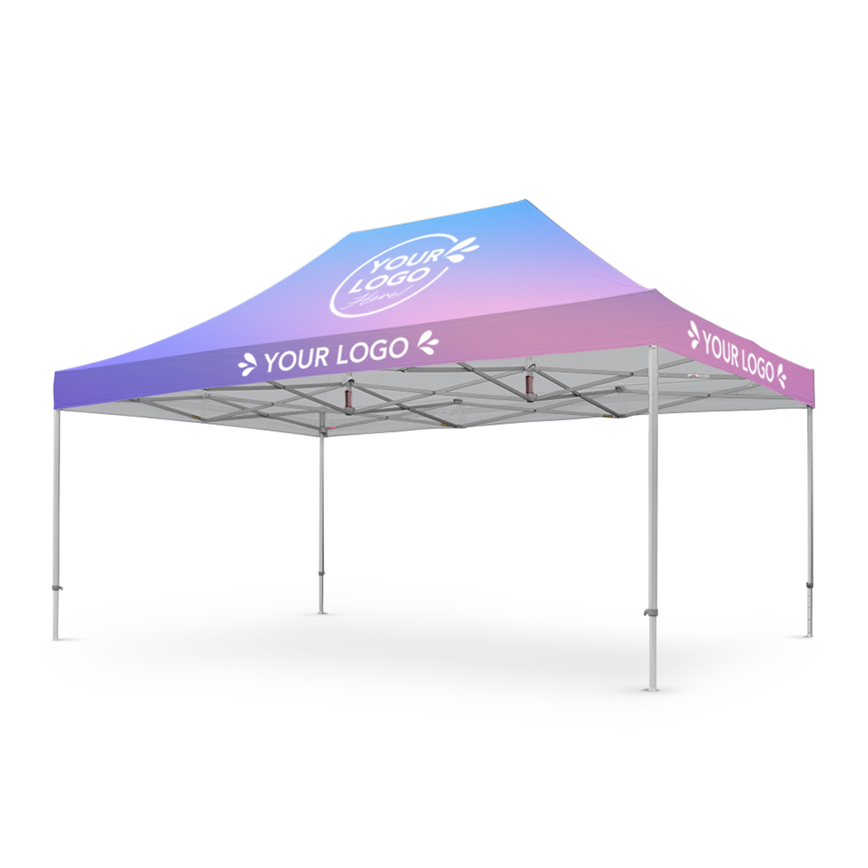 4m x 6m Printed Folding Gazebo