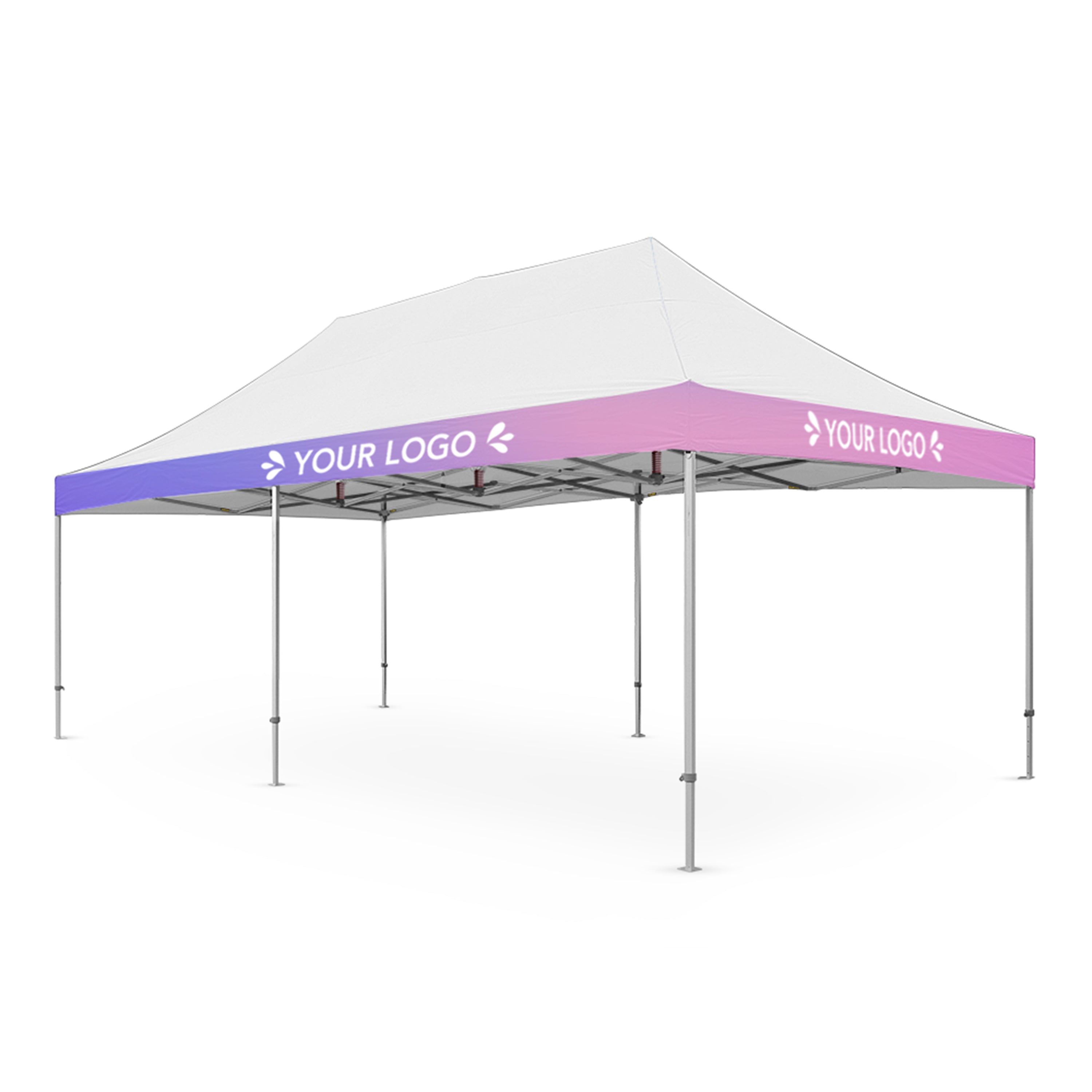 4m x 8m Printed Folding Gazebo