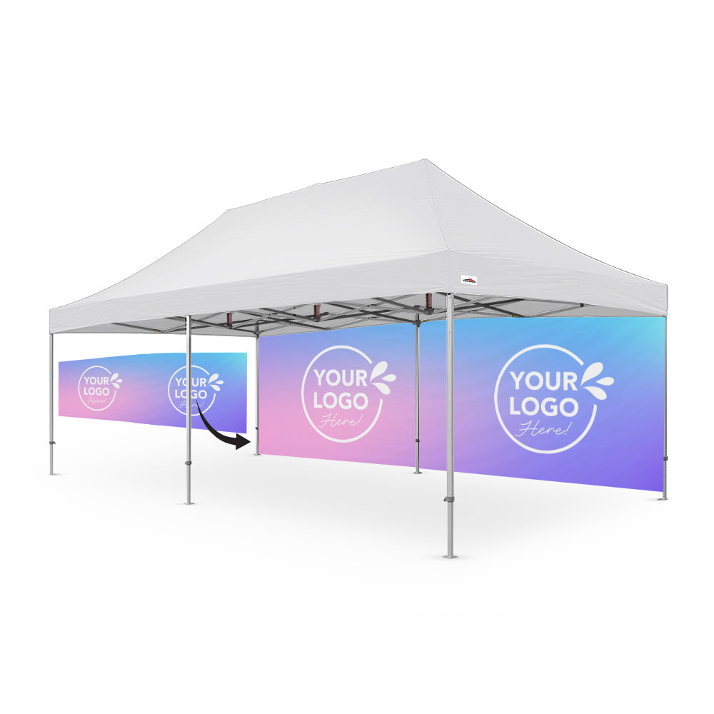 8m Printed Gazebo Full Wall | Gazebo Accessory