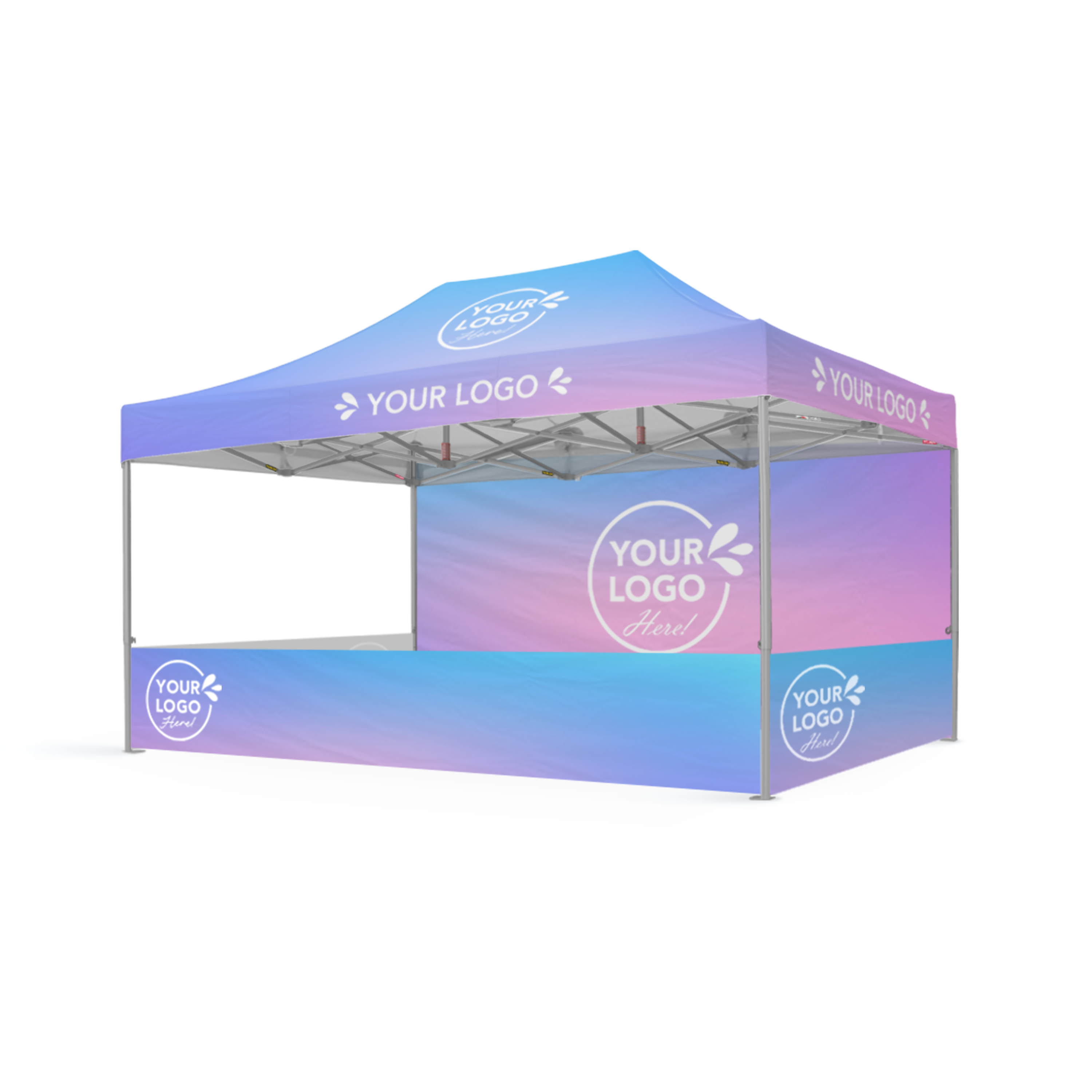 3m x 4.5m Printed Folding Gazebo | Engage Package