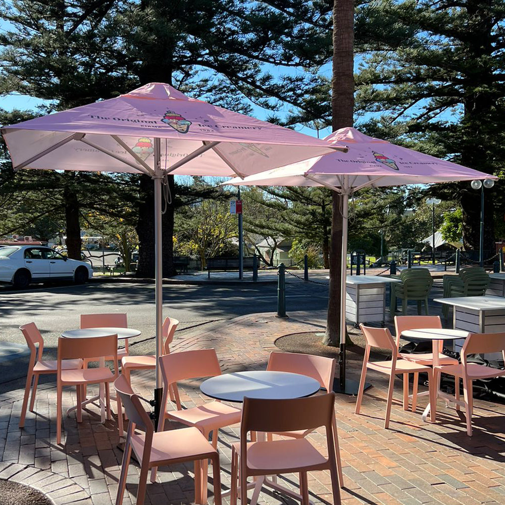 2m x 2m Custom Printed Saville Square | Umbrellas