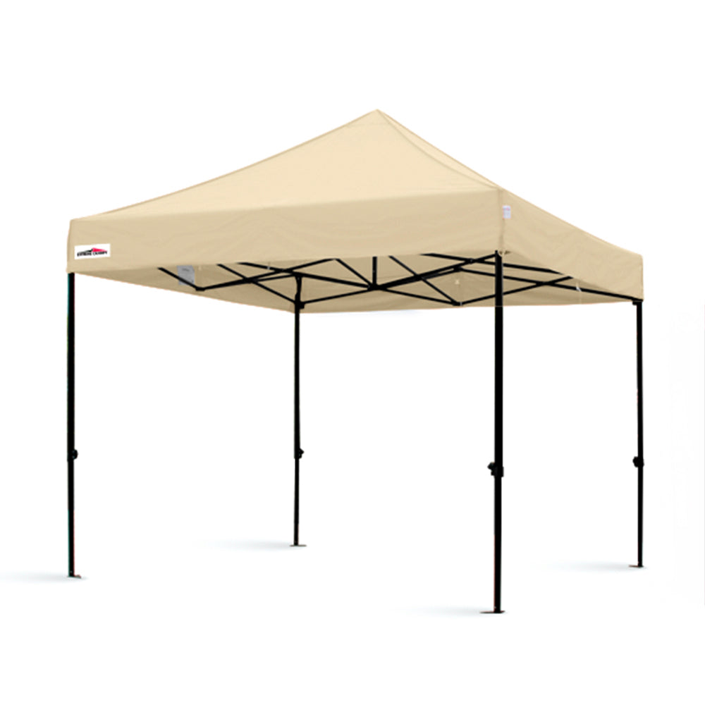 X5 true blue 10x10 cream outdoor marquee tent with black frame