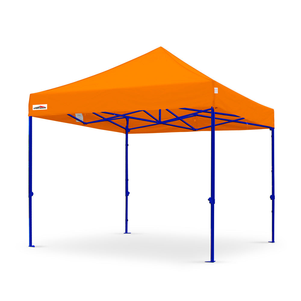 X5 true blue 10x10 orange outdoor marquee tent with blue frame