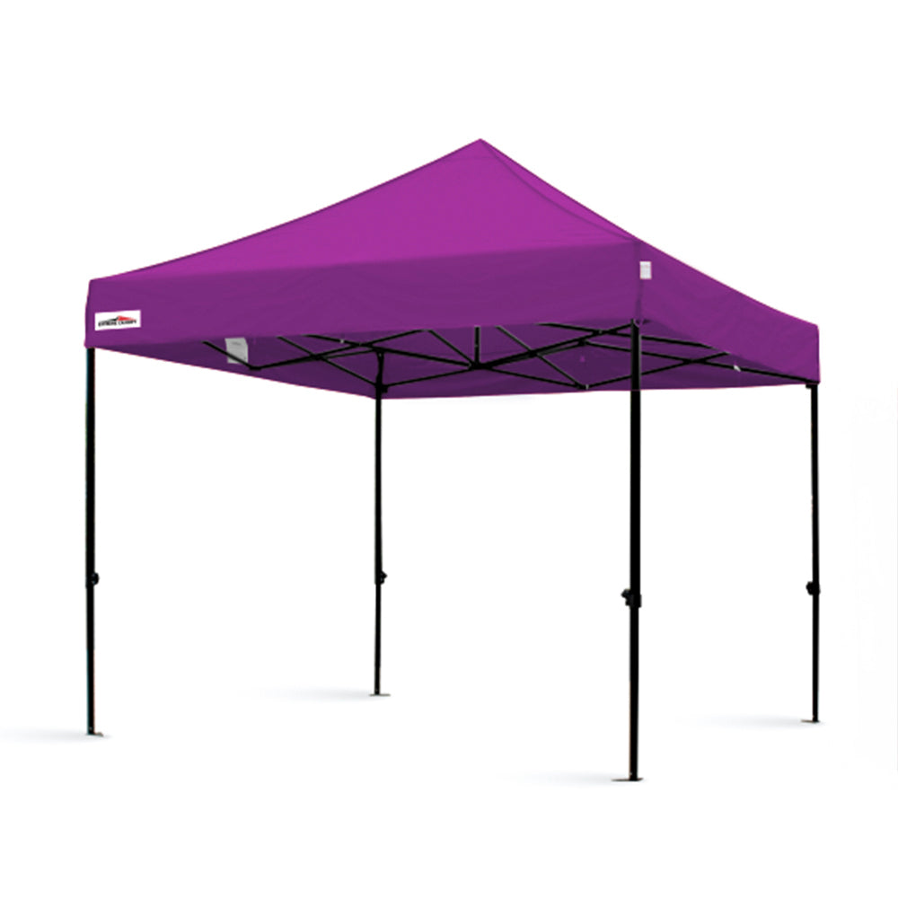 X5 true blue 10x10 purple outdoor marquee tent with black frame
