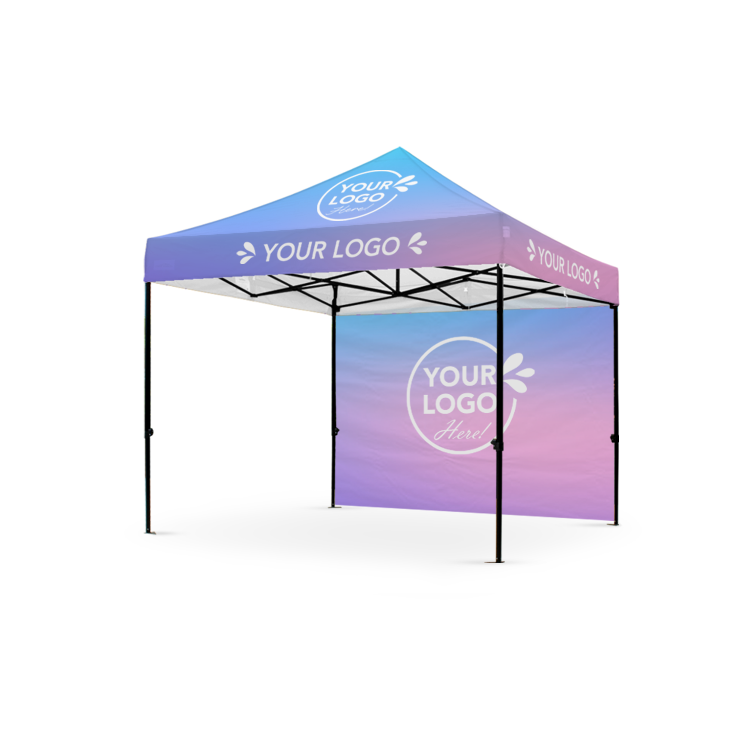 3m x 3m Printed Folding Gazebo | Backdrop Boost Package