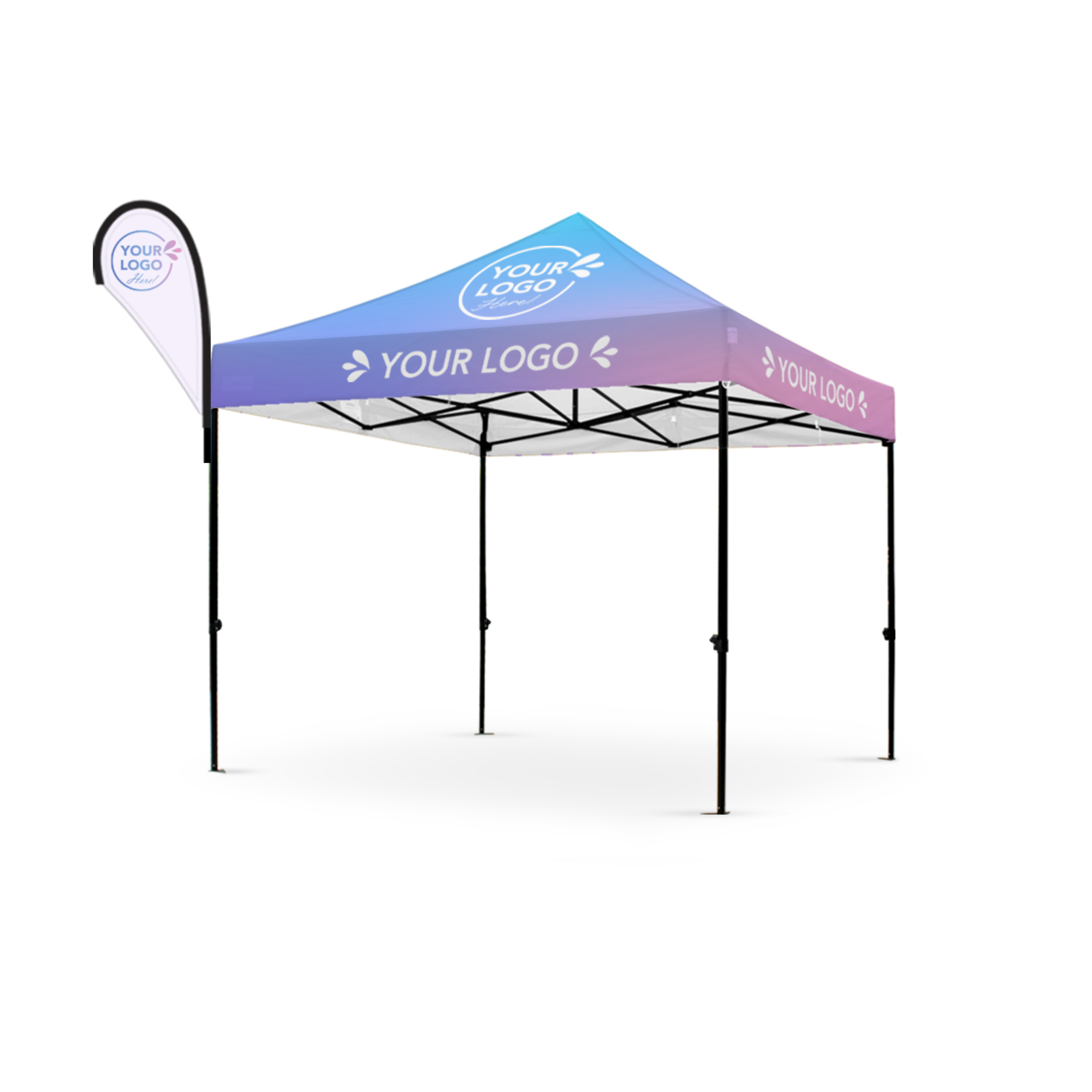 3m x 3m Printed Folding Gazebo | Banner Boost Package