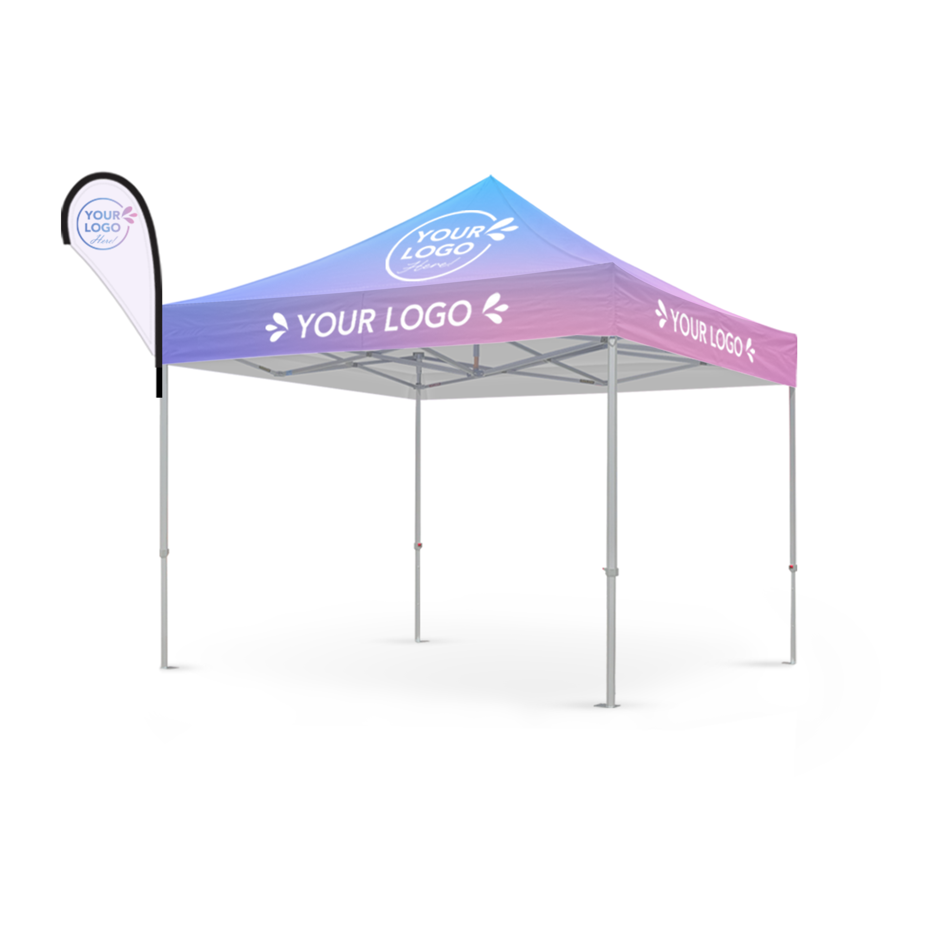 3m x 3m Printed Folding Gazebo | Banner Boost Package