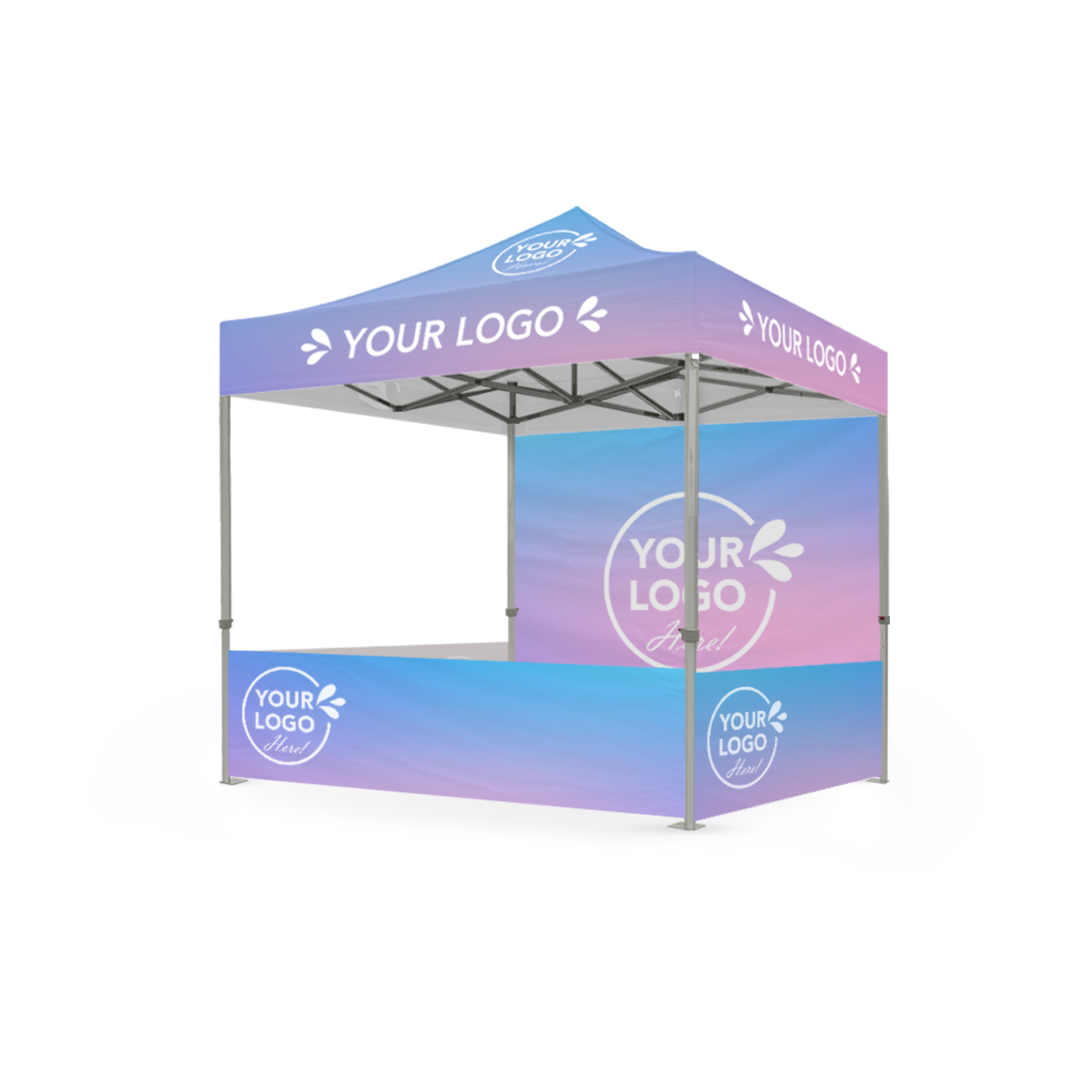 2.4m x 2.4m Printed Folding Gazebo | Engage Package