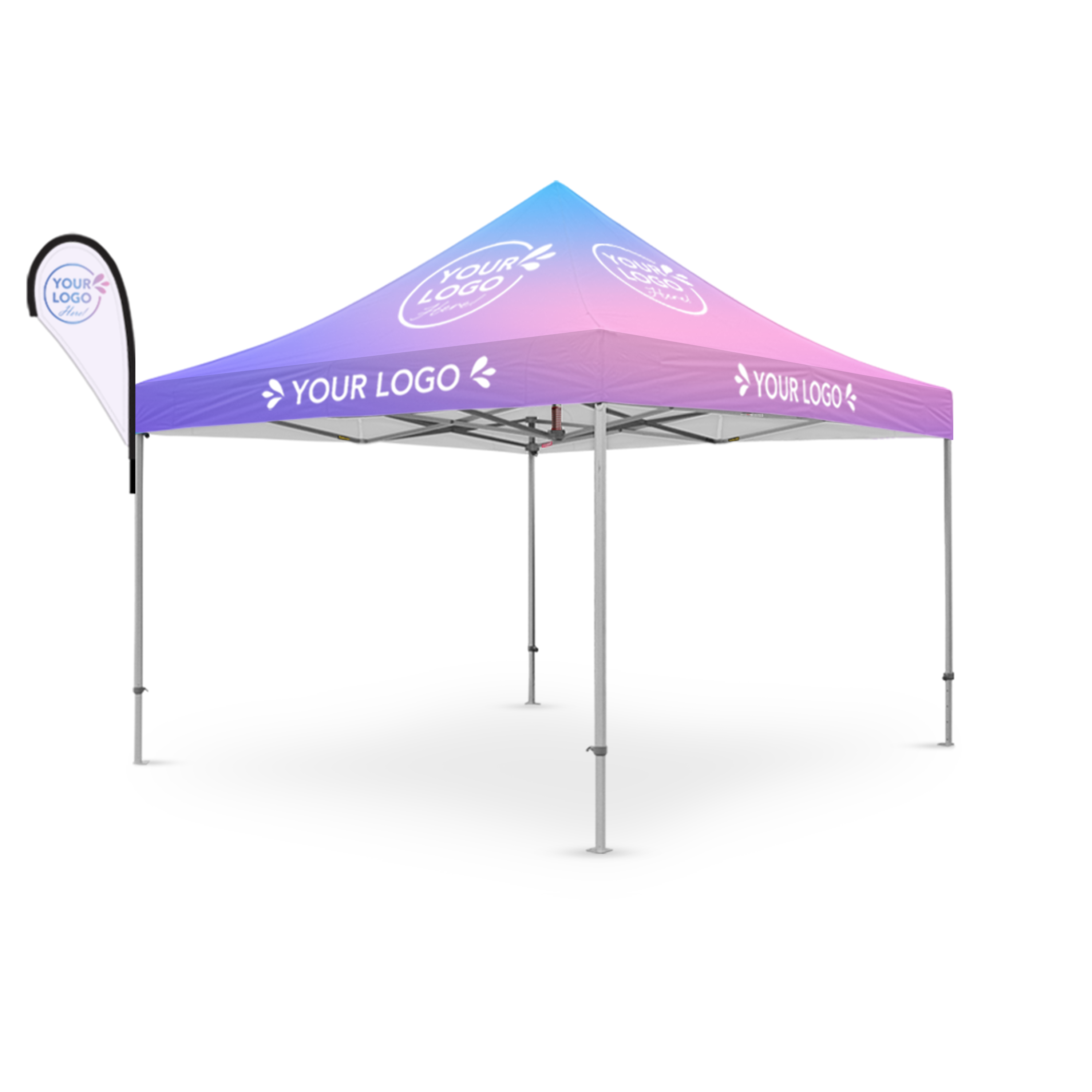 4m x 4m Printed Folding Gazebo | Banner Boost Package