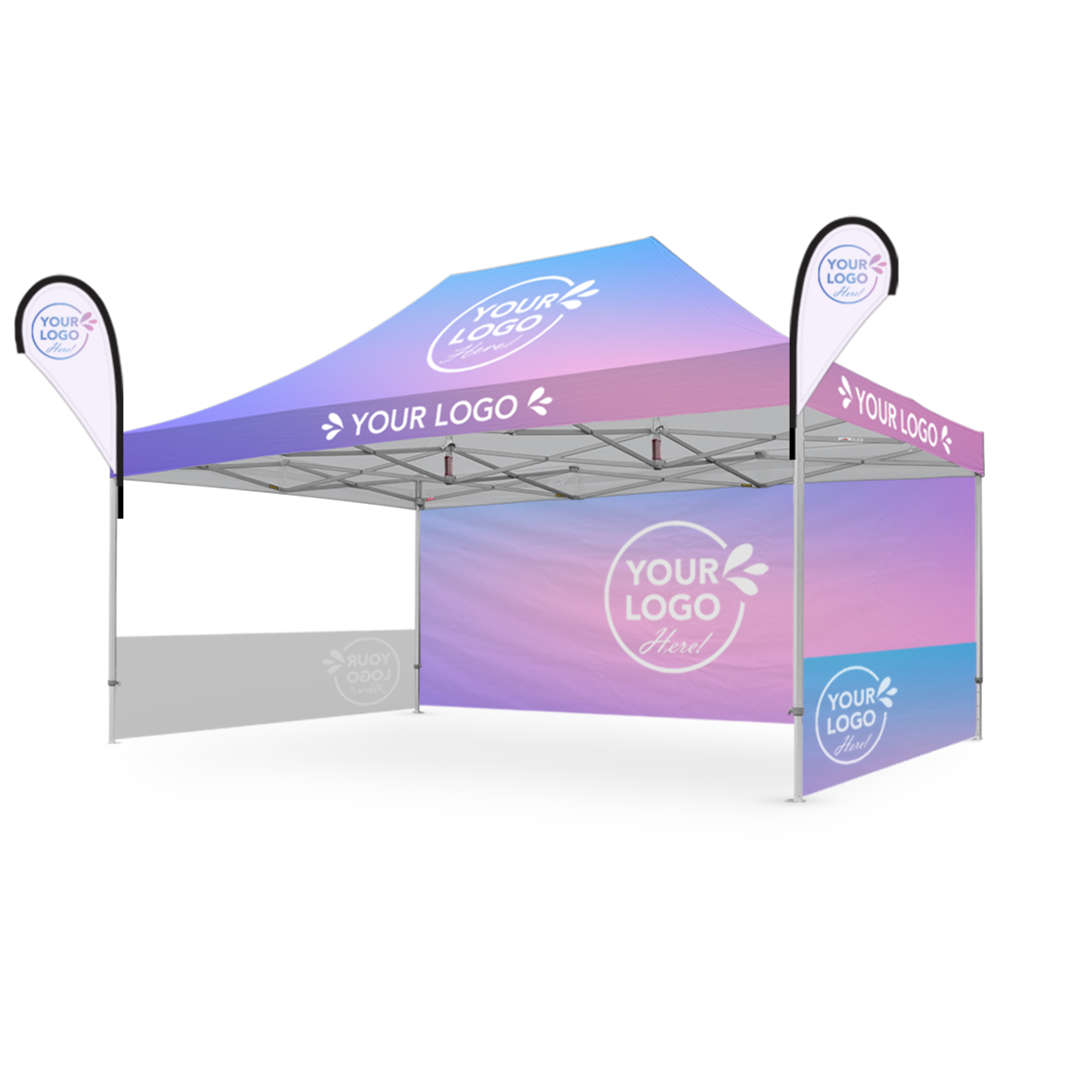 4m x 6m Printed Folding Gazebo | Executive Display Package