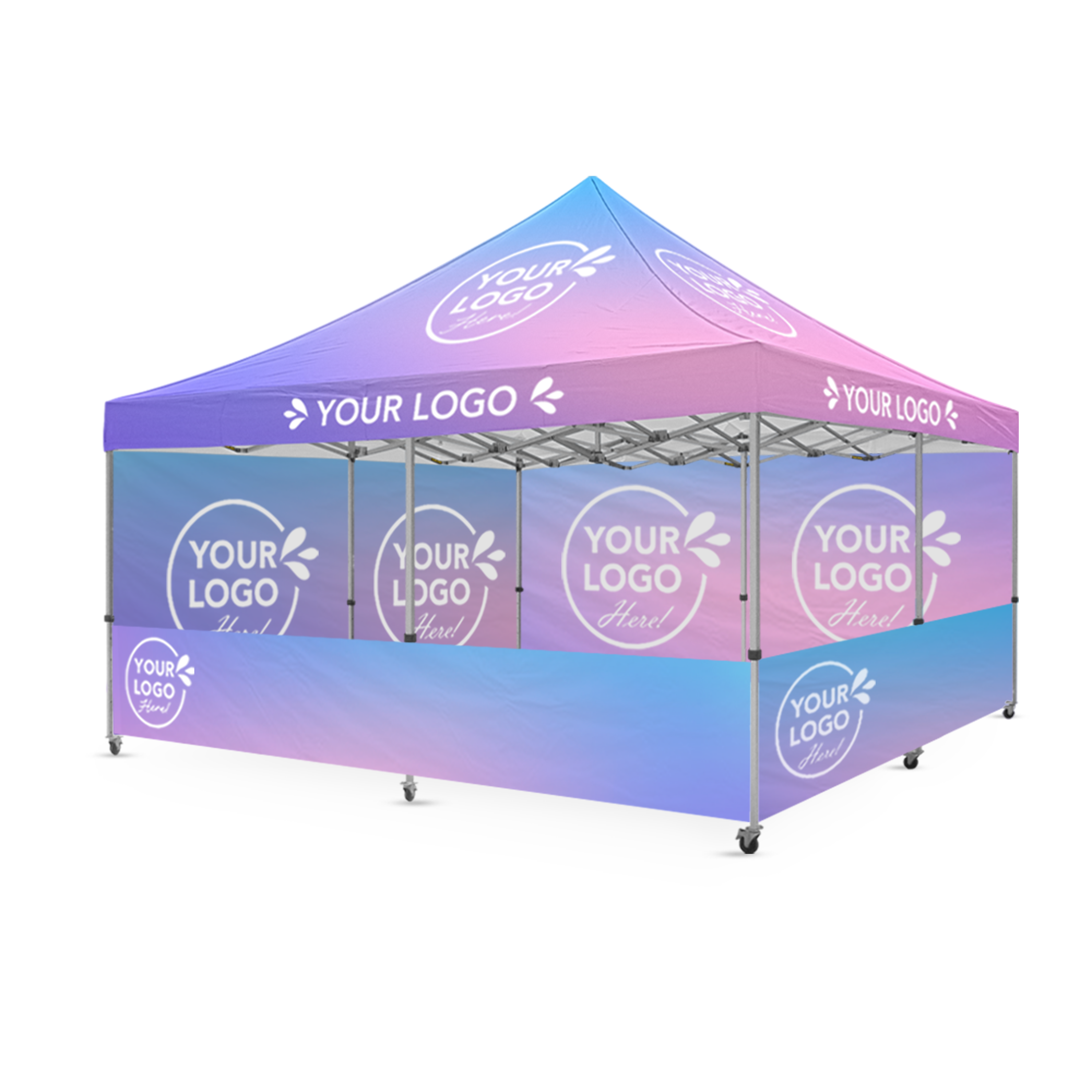 5m x 5m Printed Folding Gazebo | Event Presence Package