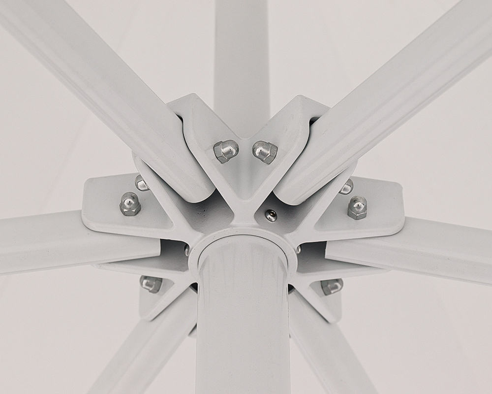 5m Hex Custom Ferrara 300 PVC | Umbrellas
