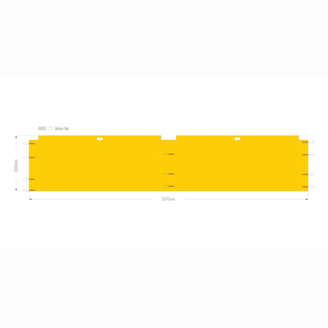 5m Gazebo Half Wall | Gazebo Accessory