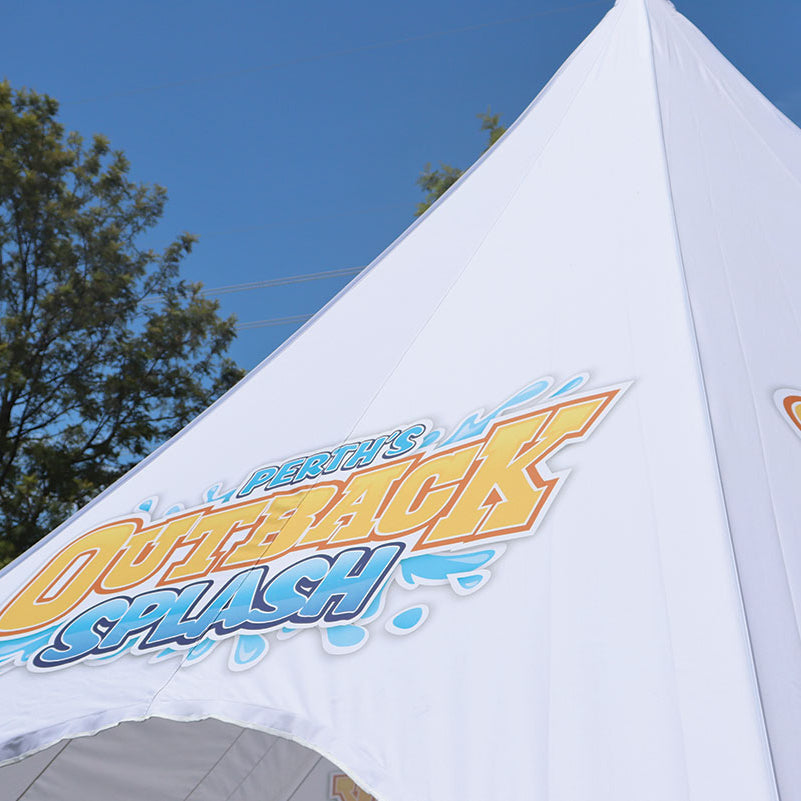 12m Single Pole Custom Star Shade | Star Tents