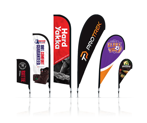 Grab Attention with Printed Flag Banners!