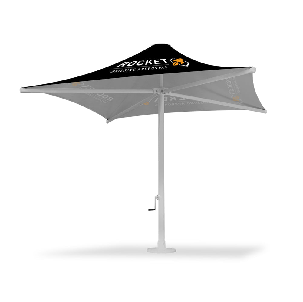 3m x 3m Custom Ferrara 300 PVC | Umbrellas