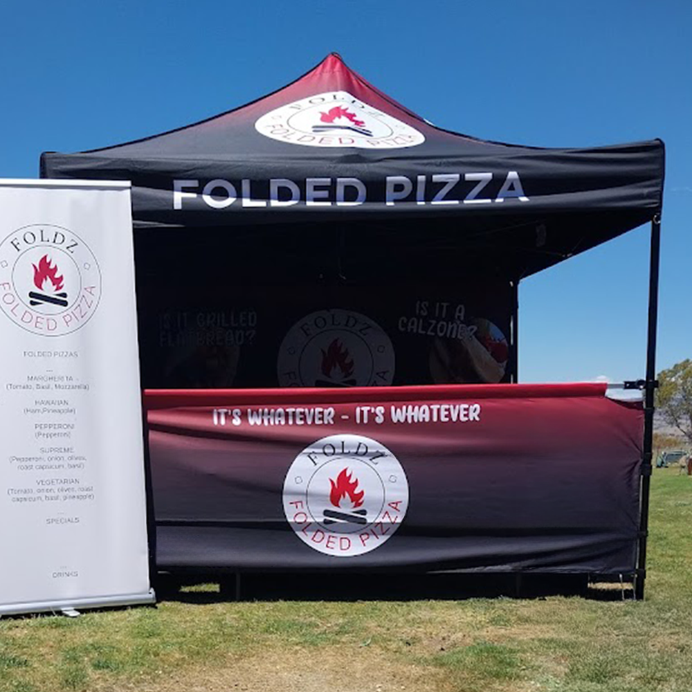 3m Printed Gazebo Half Wall | Gazebo Accessory