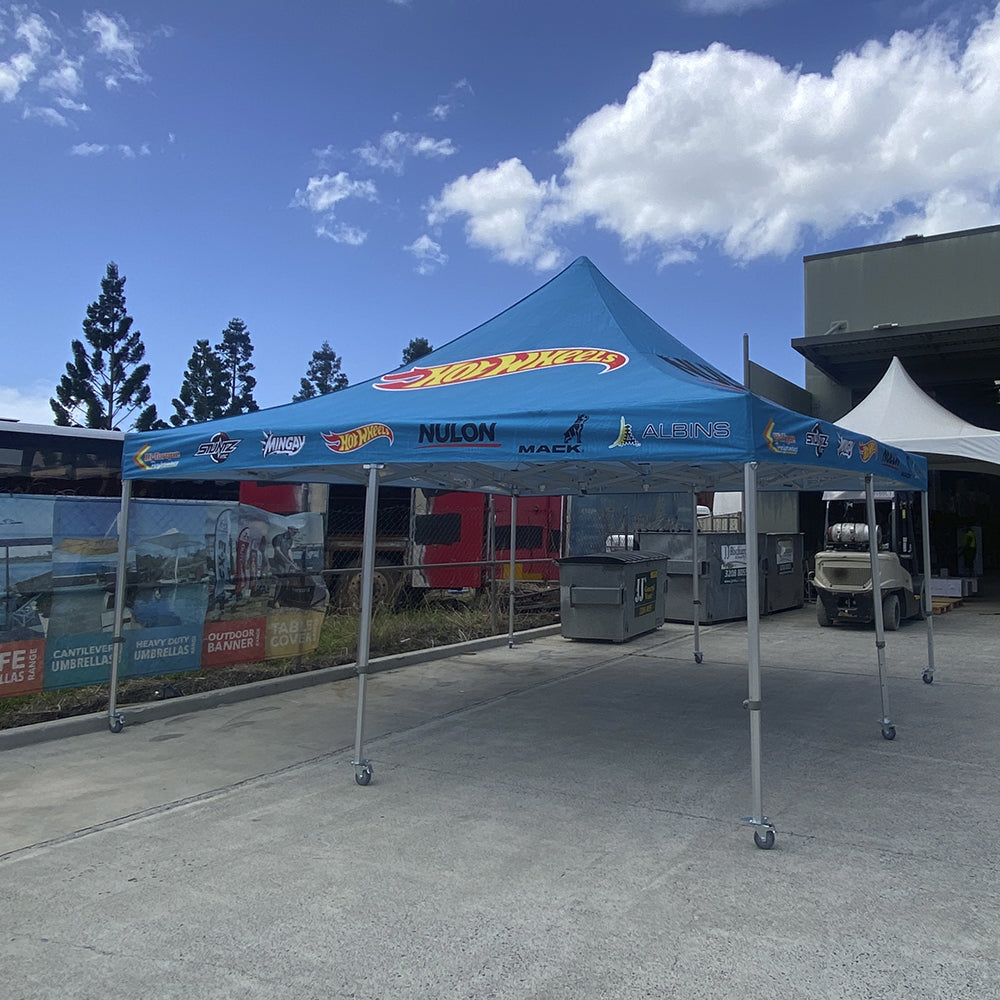 5m x 5m Printed Folding Gazebo | Custom Elite Package