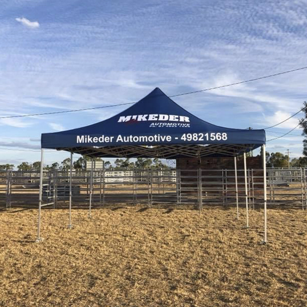 5m x 5m Printed Folding Gazebo | Custom Elite Package