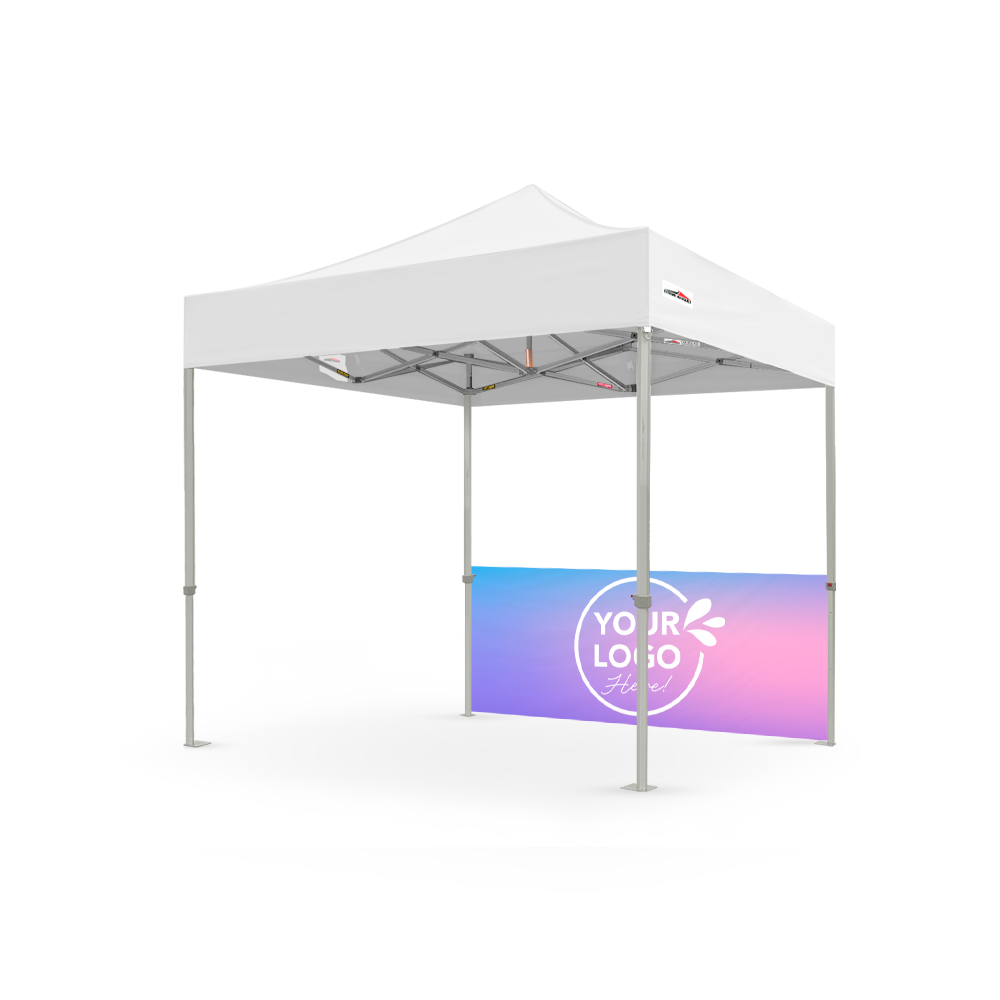 2.4m Printed Gazebo Half Wall | Gazebo Accessory