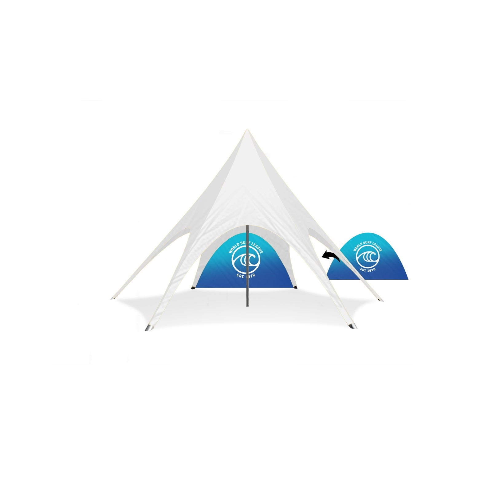 Custom Wall for 8m Star Shade | Star Tents