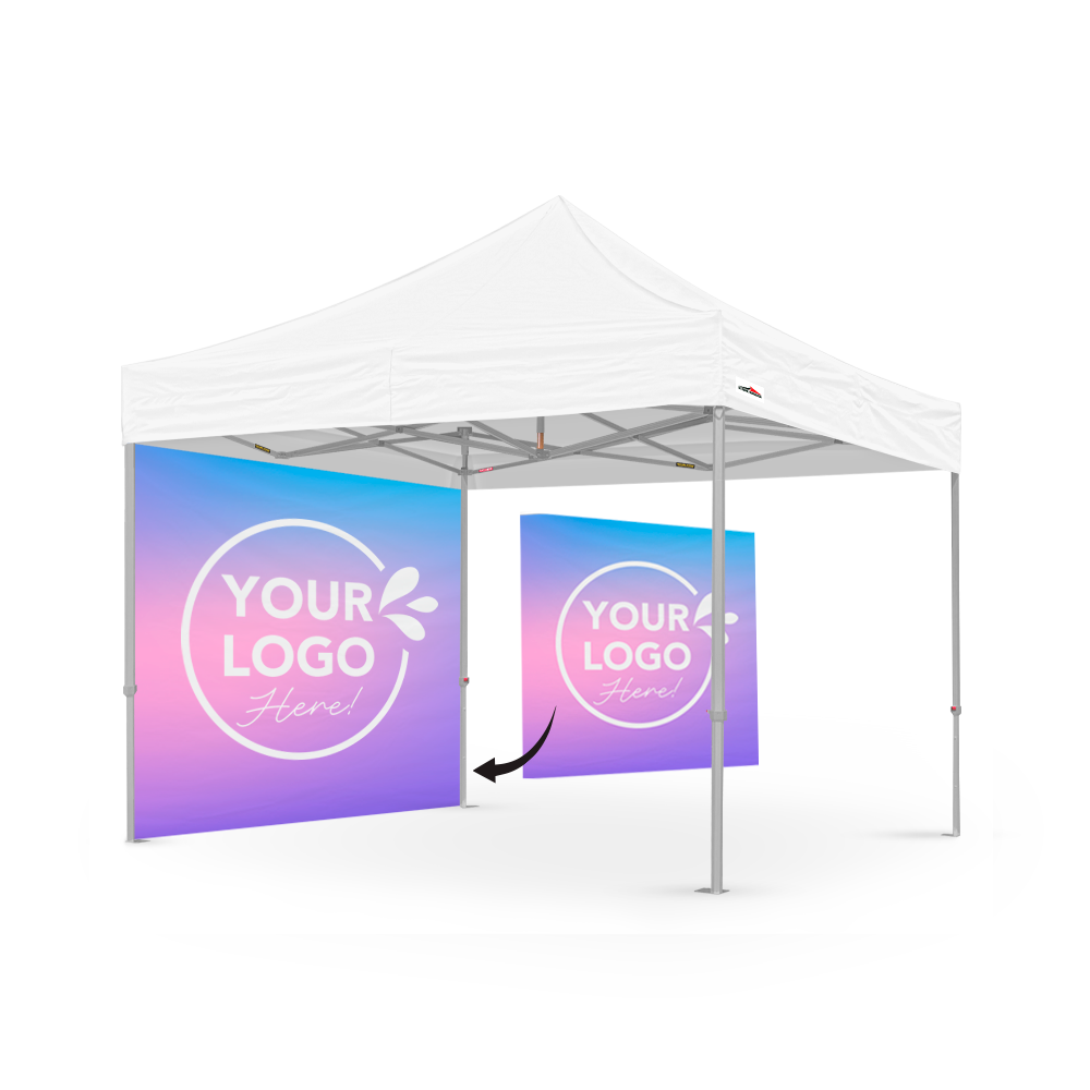 3m Printed Gazebo Full Wall | Gazebo Accessory