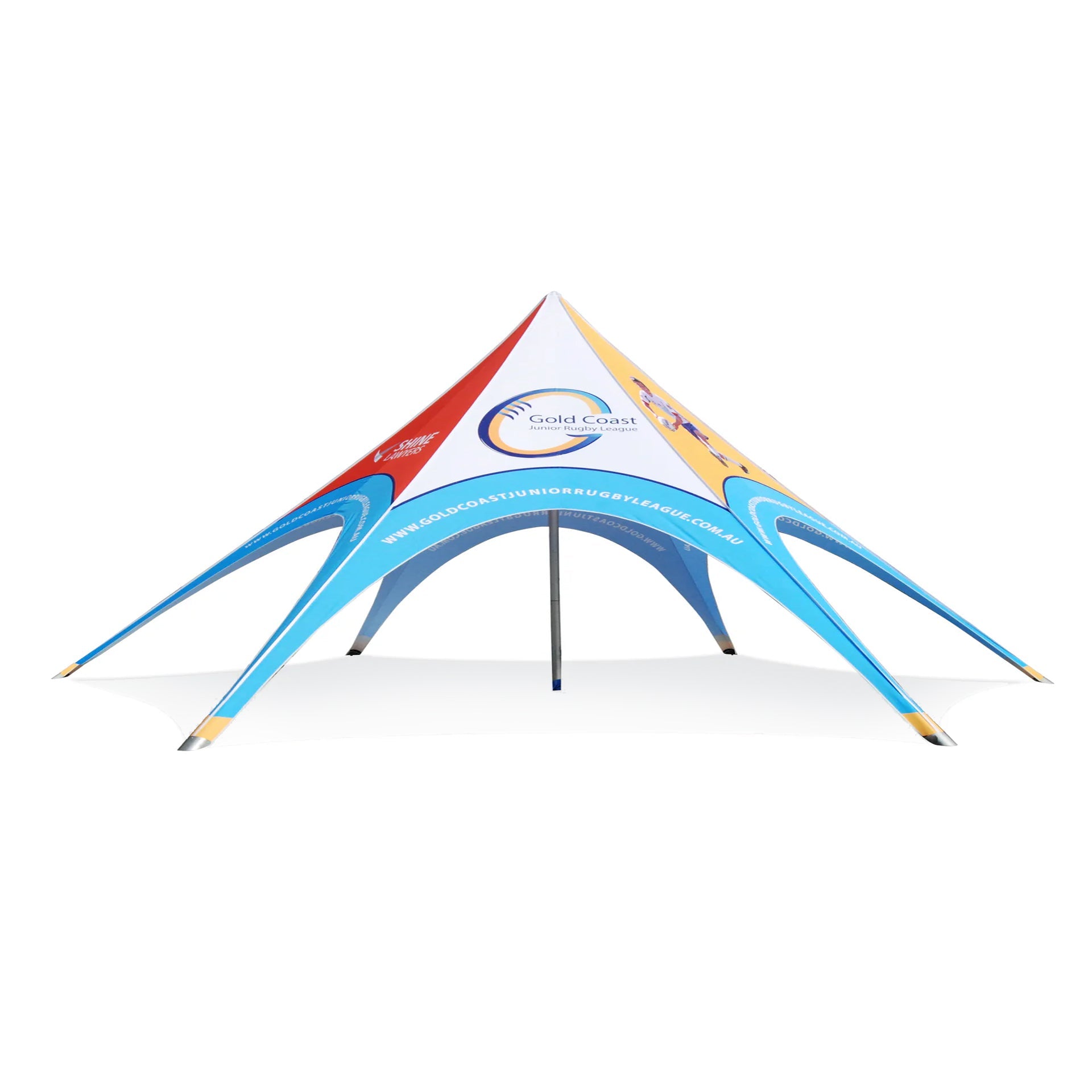 14m Single Pole Custom Star Shade | Star Tents