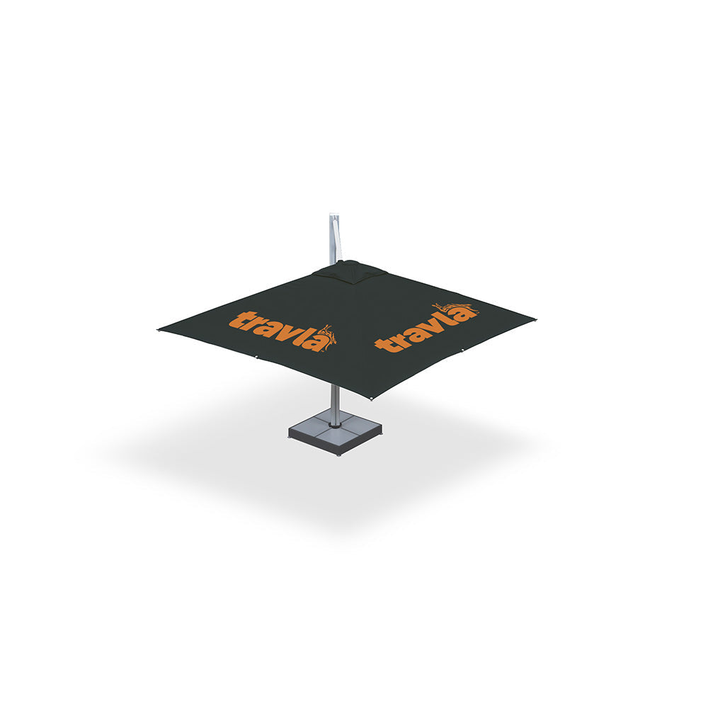 3m x 3m Custom Printed Montilla 110 Cantilever | Umbrellas
