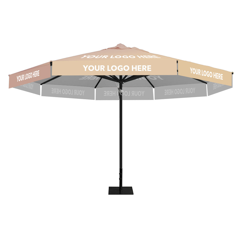 4m dia. Custom Printed Saville Octagonal | Umbrellas