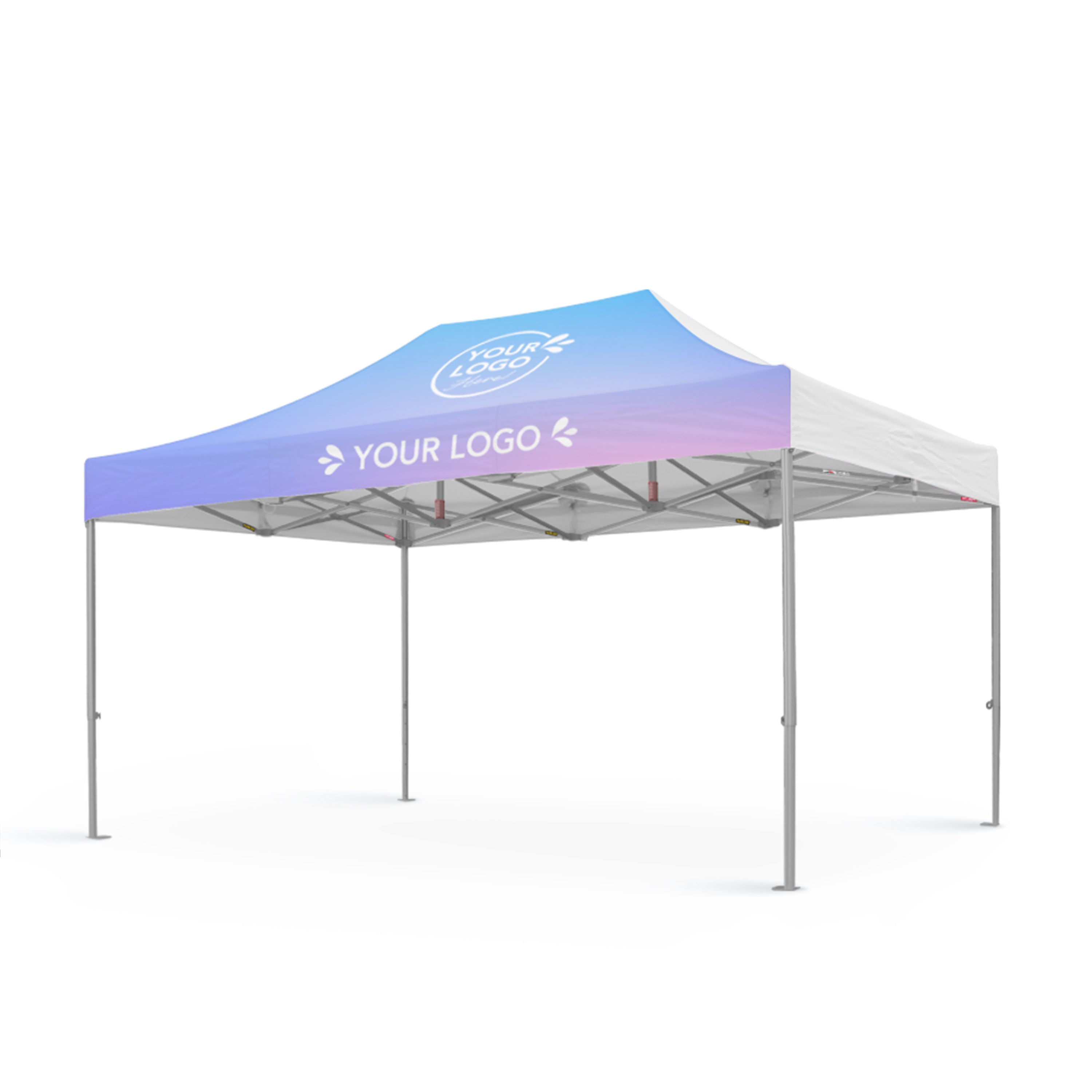3m x 4.5m Printed Folding Gazebo