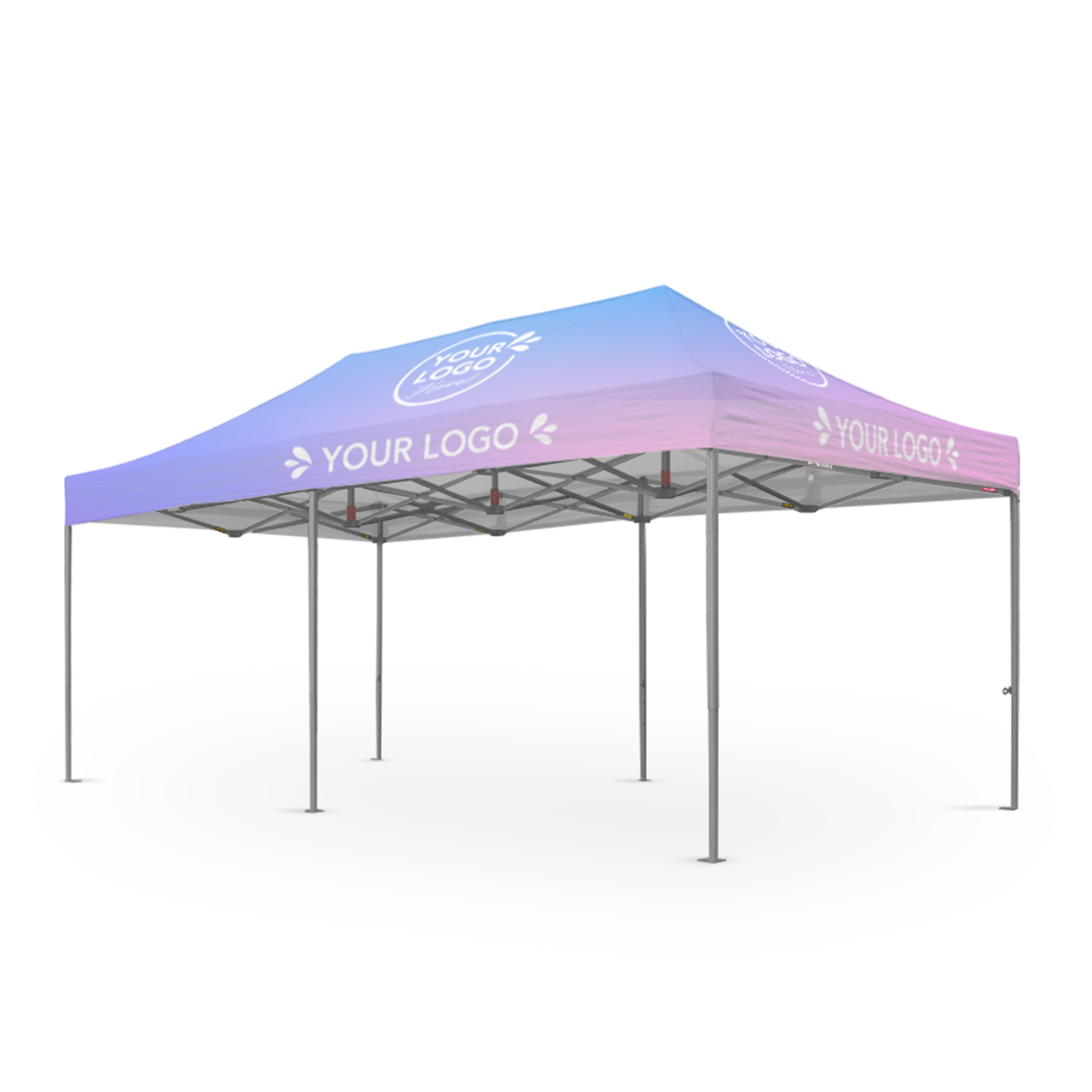 3m x 6m Printed Folding Gazebo