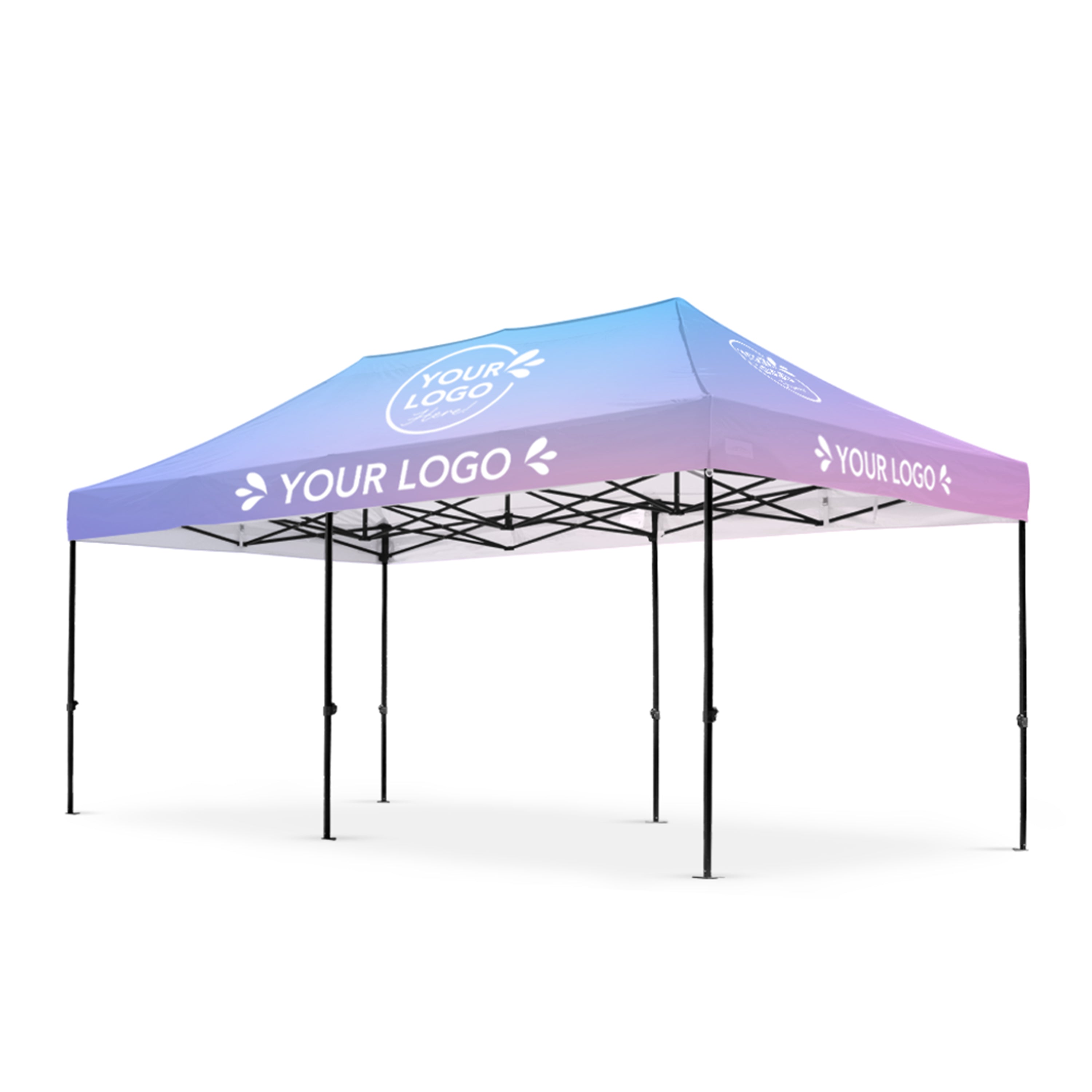 3m x 6m Printed Folding Gazebo