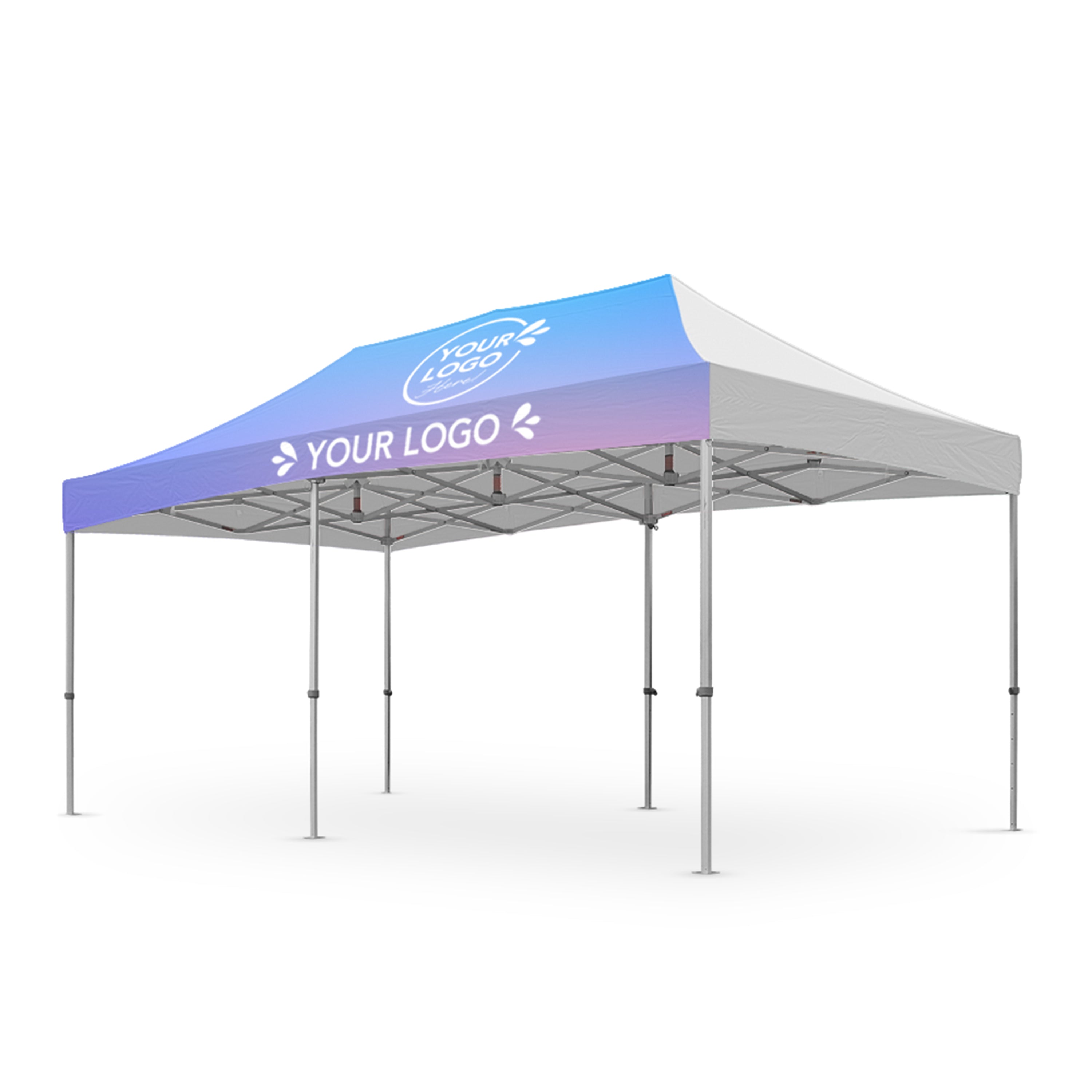 3m x 6m Printed Folding Gazebo