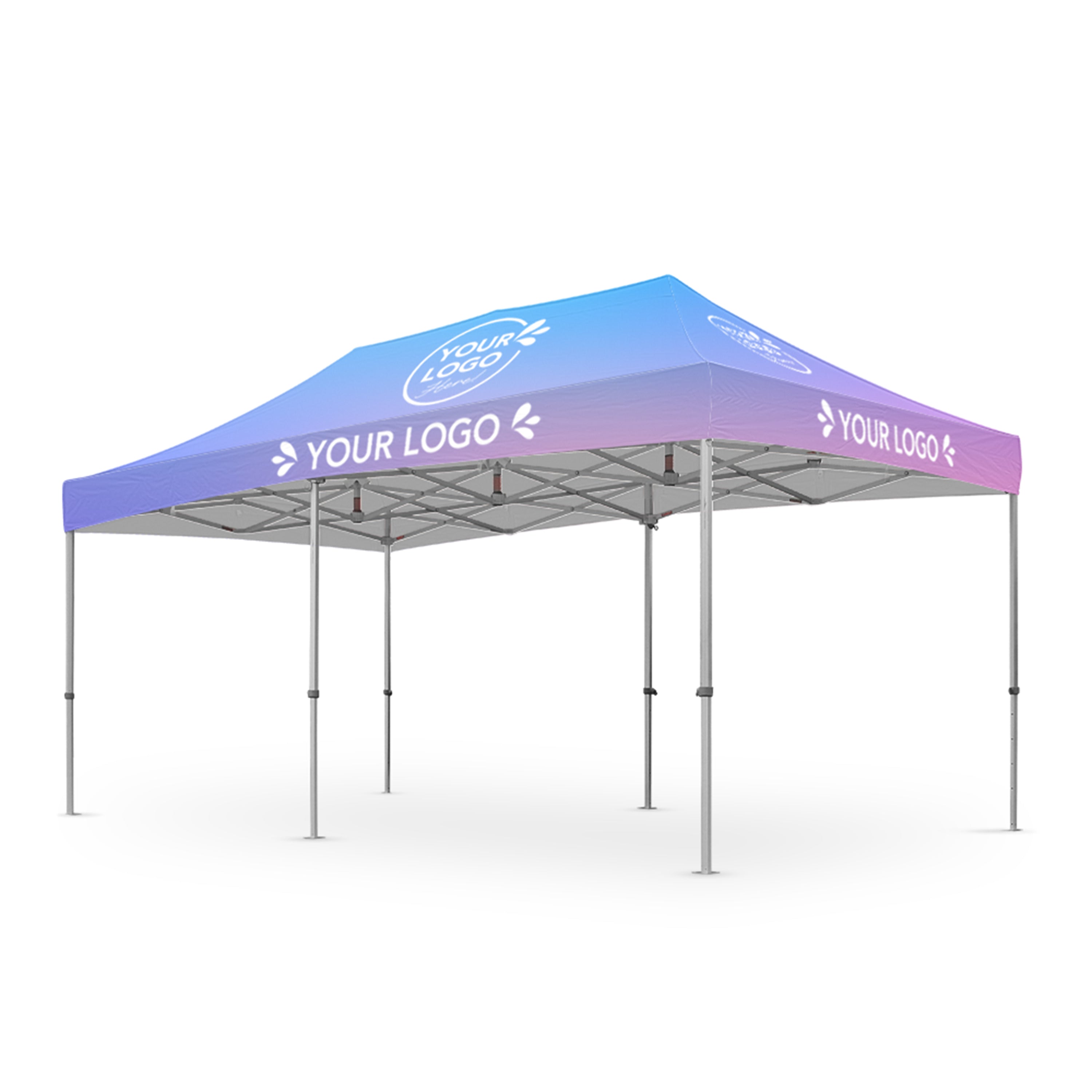 3m x 6m Printed Folding Gazebo