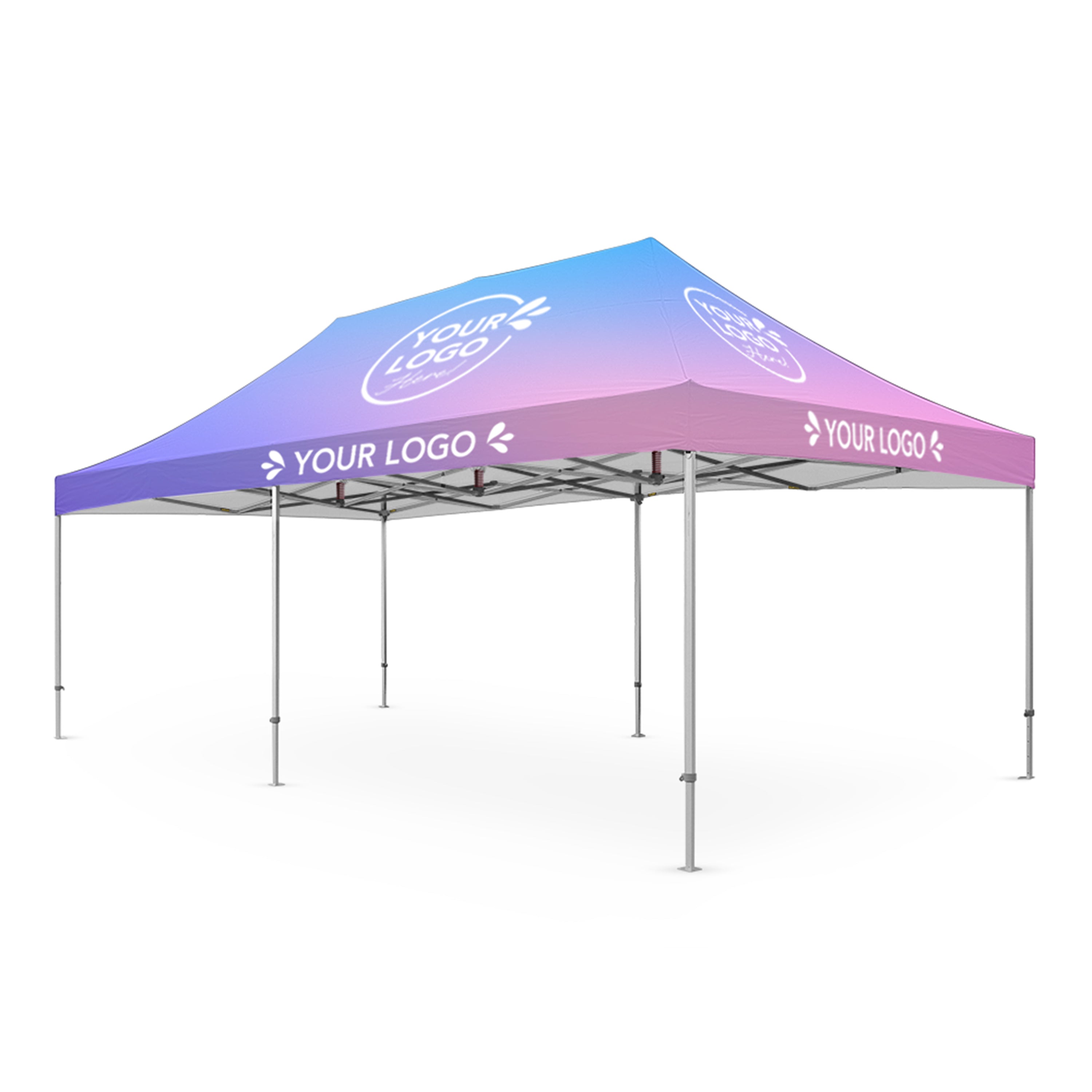 4m x 8m Printed Folding Gazebo