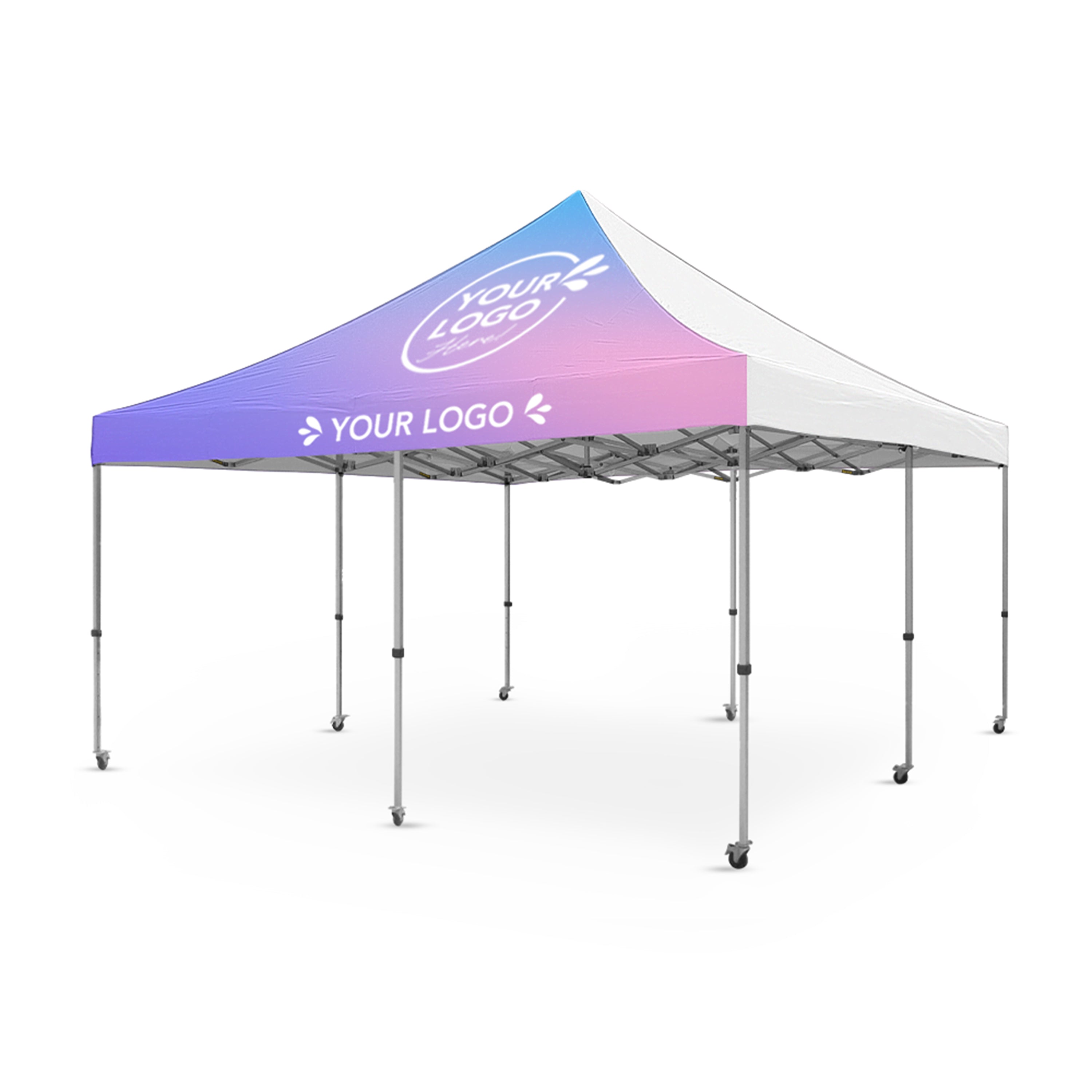 5m x 5m Printed Folding Gazebo