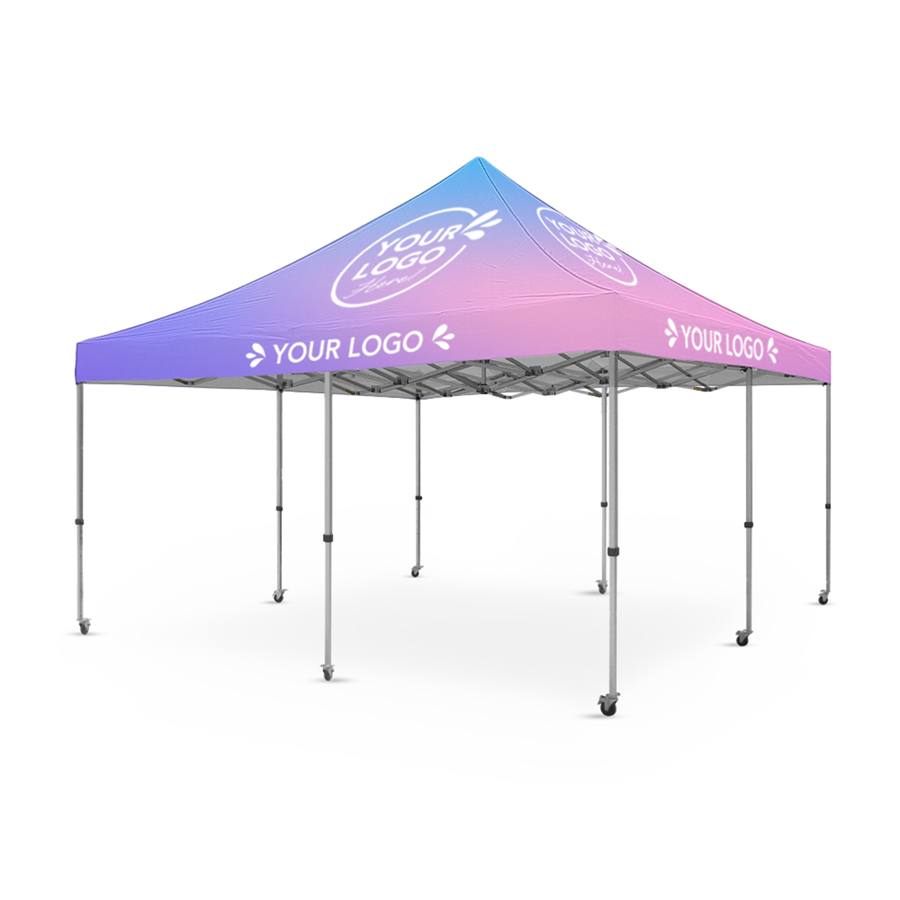 5m x 5m Printed Folding Gazebo