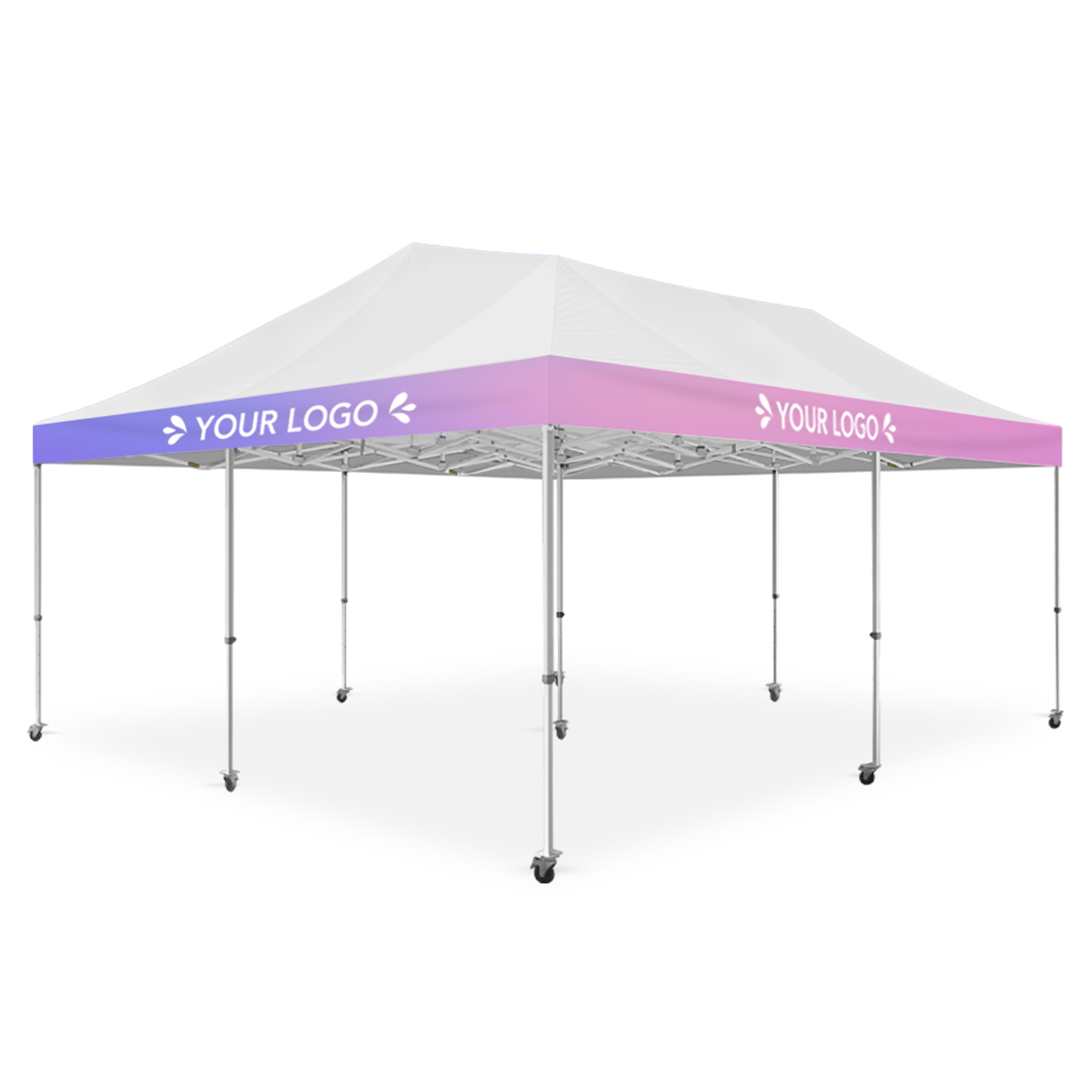 6m x 6m Printed Folding Gazebo