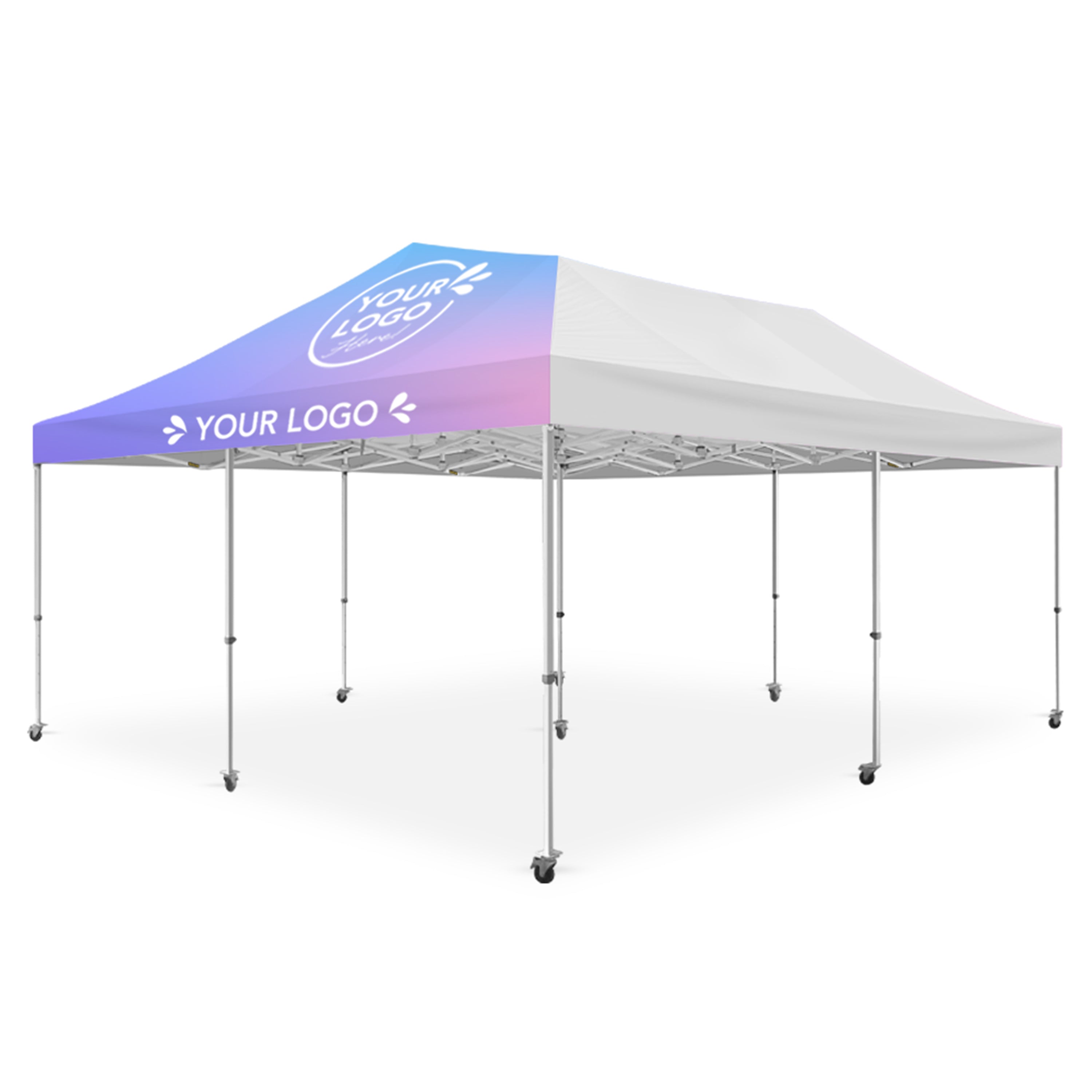 6m x 6m Printed Folding Gazebo